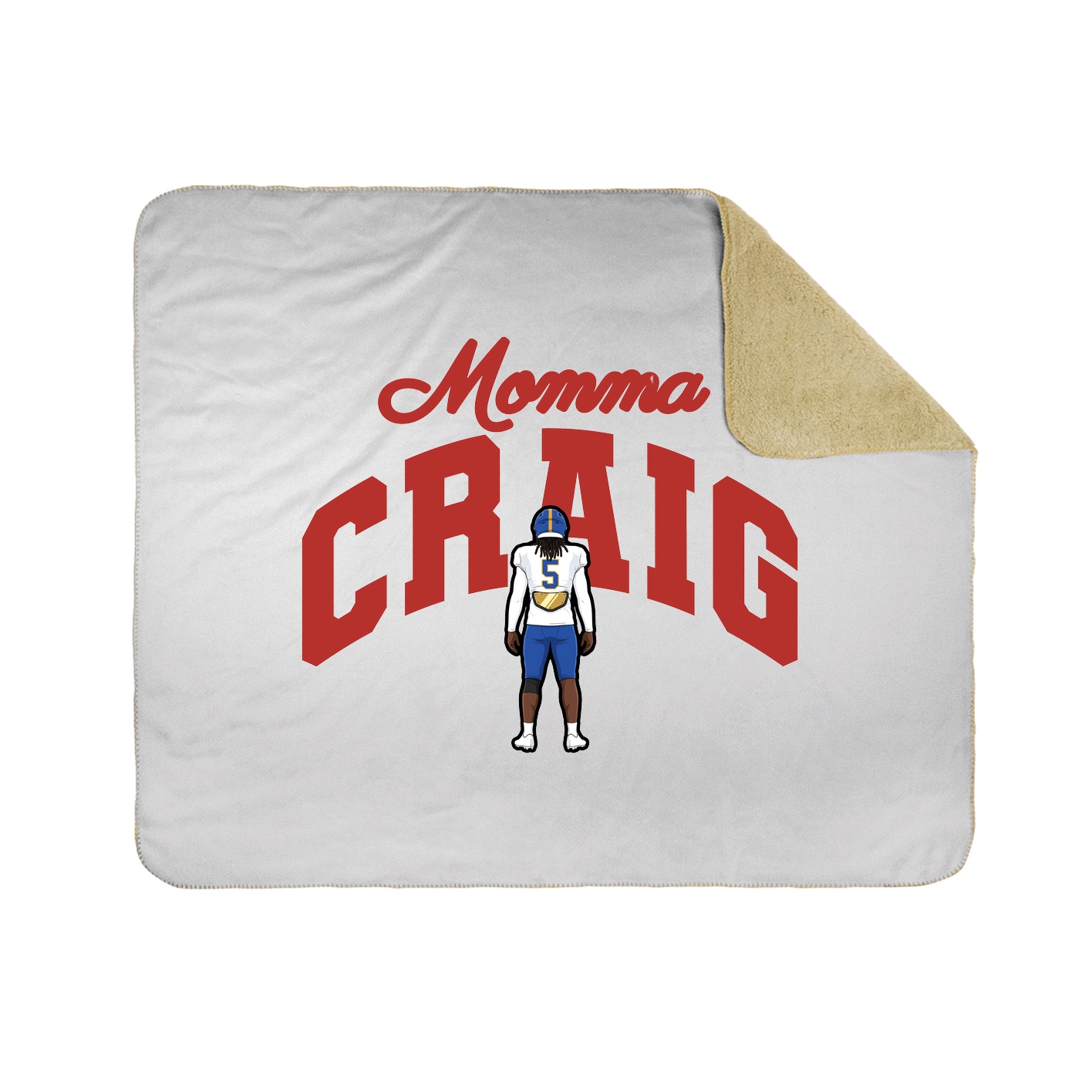 Throw Blanket — Mothers Day Arch in White