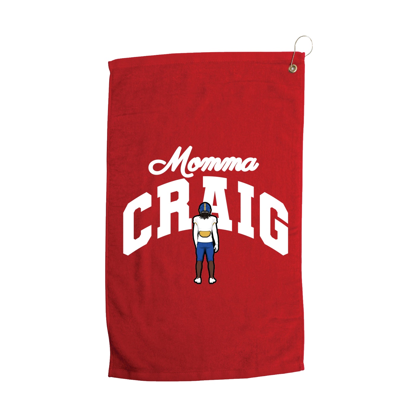 Golf Towel — Mothers Day Arch in Red