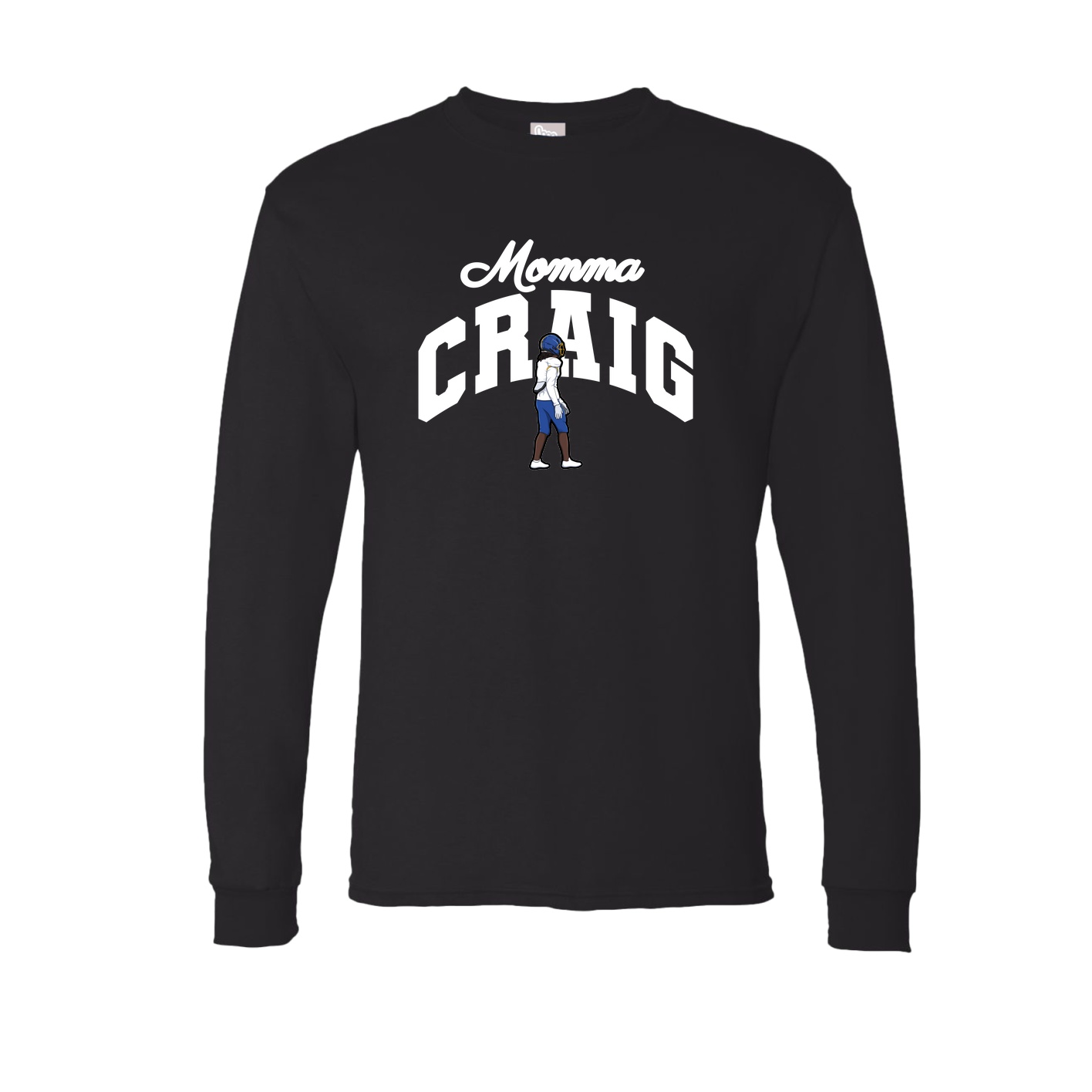 Long Sleeve Tee — Mothers Day Arch in Black