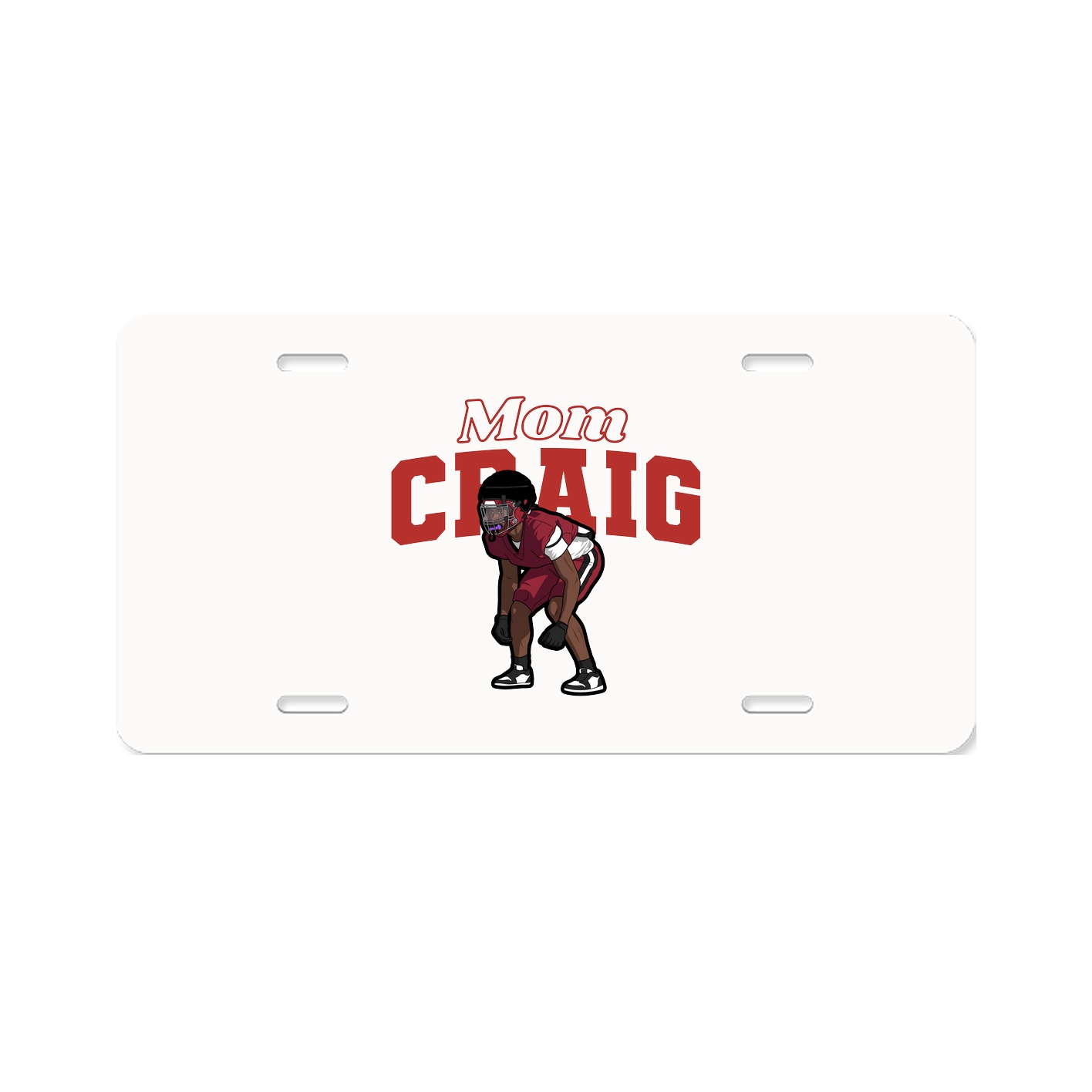License Plate — Mothers Day Block in Classic