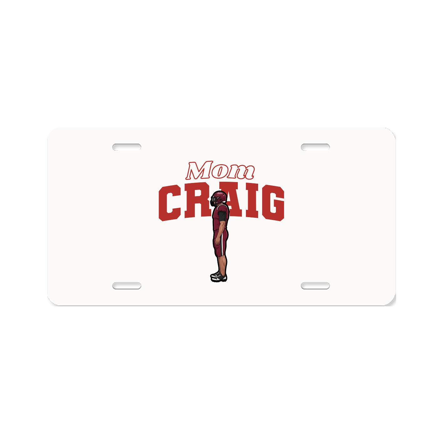 License Plate — Mothers Day Block in Classic