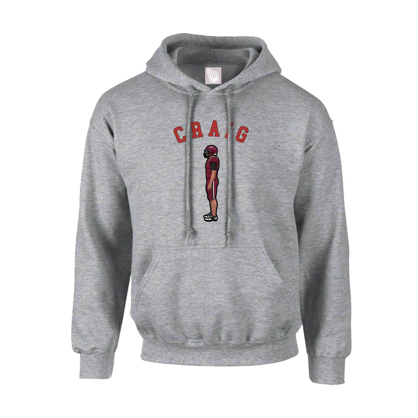 Youth Hoodie — Shirsey Arch in Grey