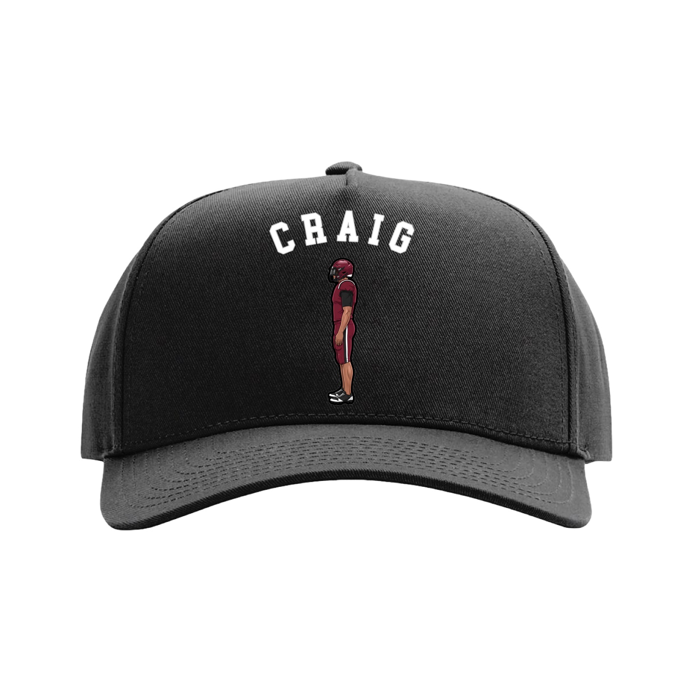 Full Fabric Five-Panel Champ Cap