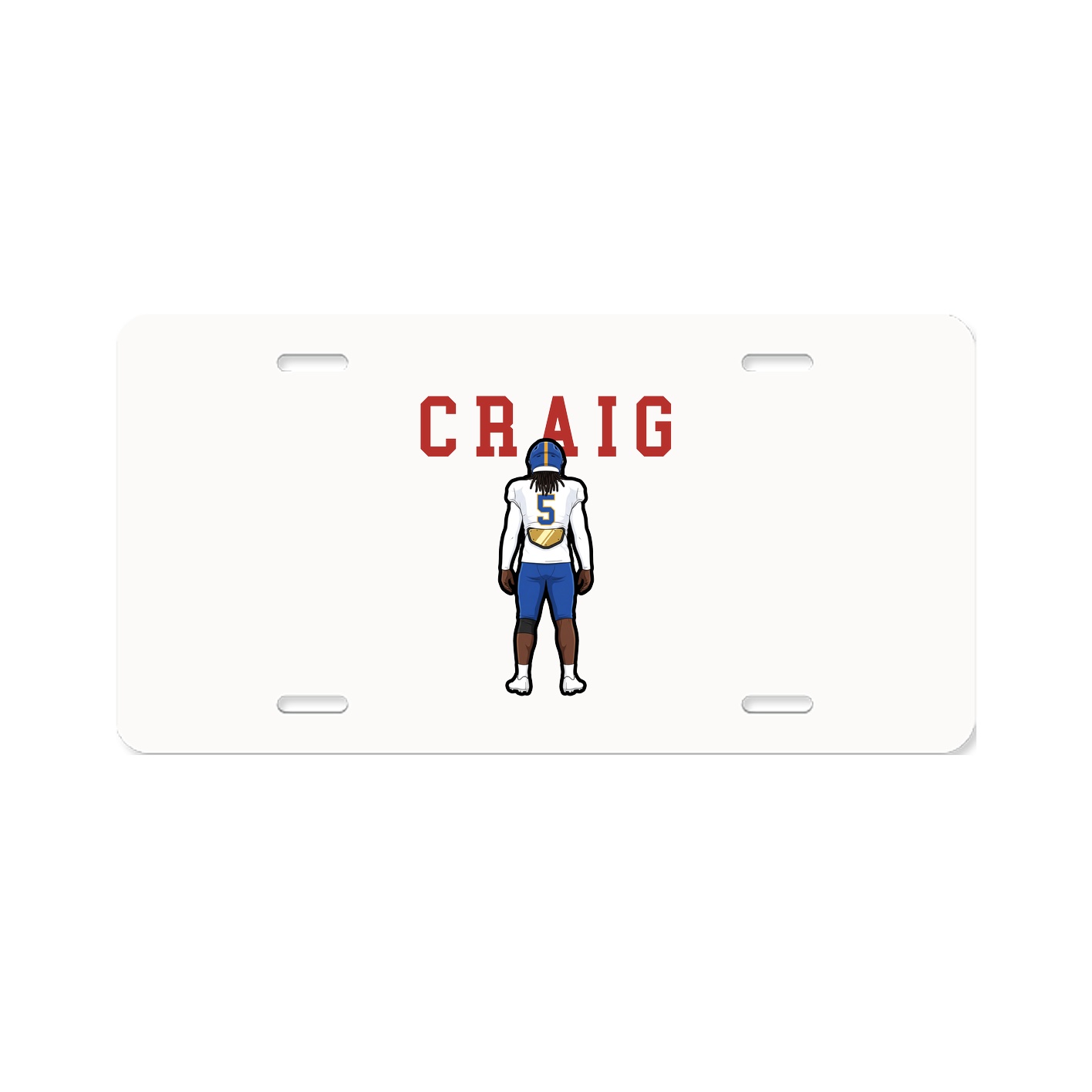 License Plate — Shirsey in Classic