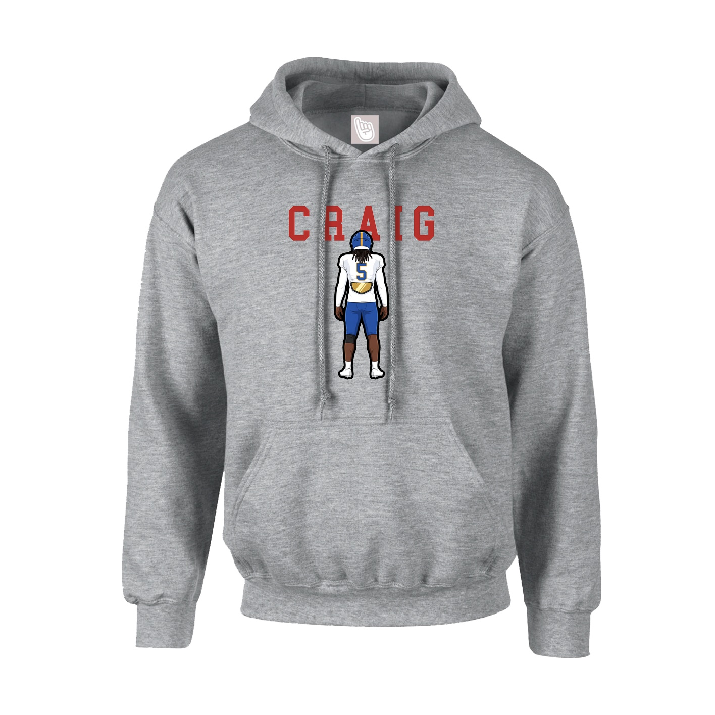 Hoodie — Shirsey in Grey