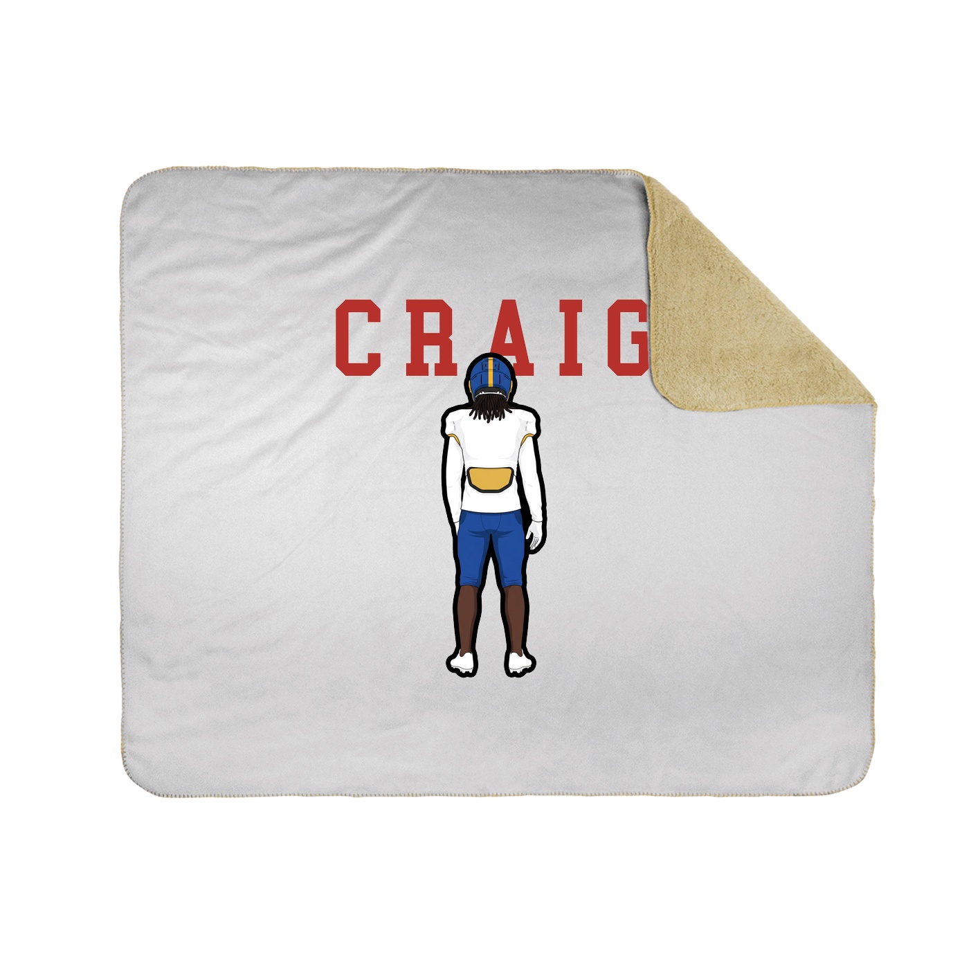 Throw Blanket — Shirsey in White