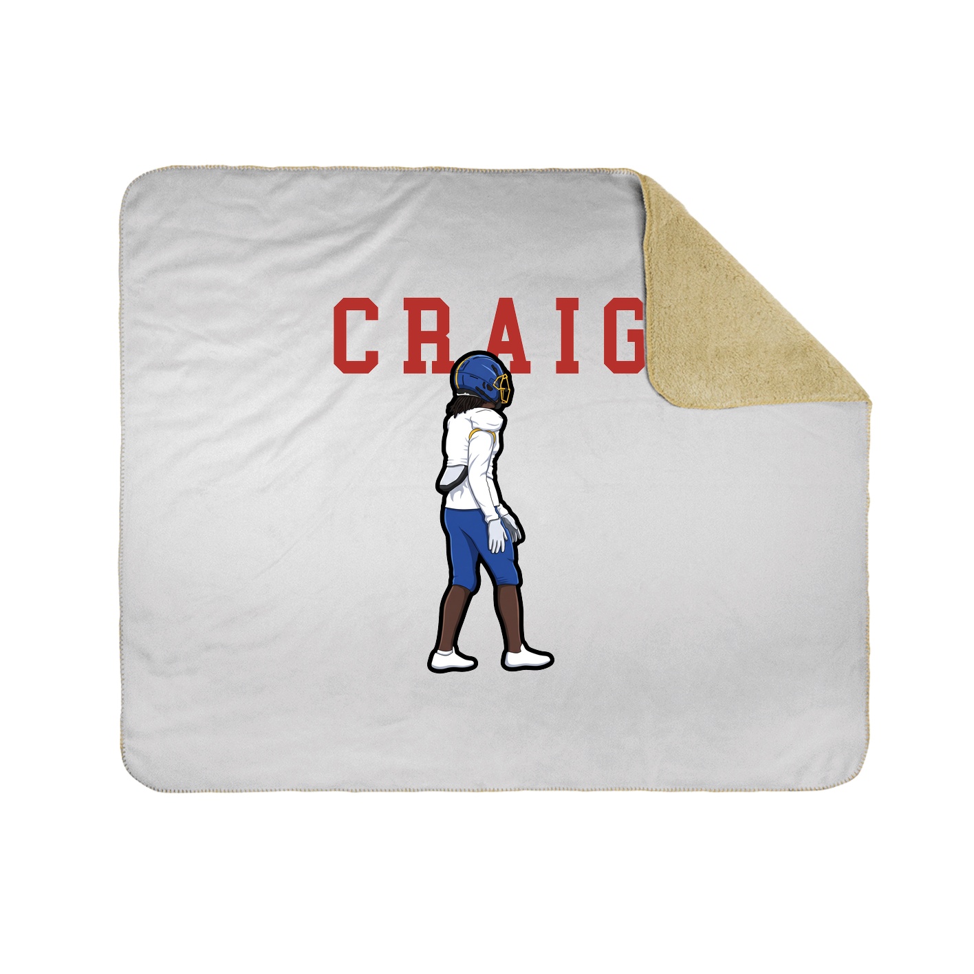 Throw Blanket — Shirsey in White