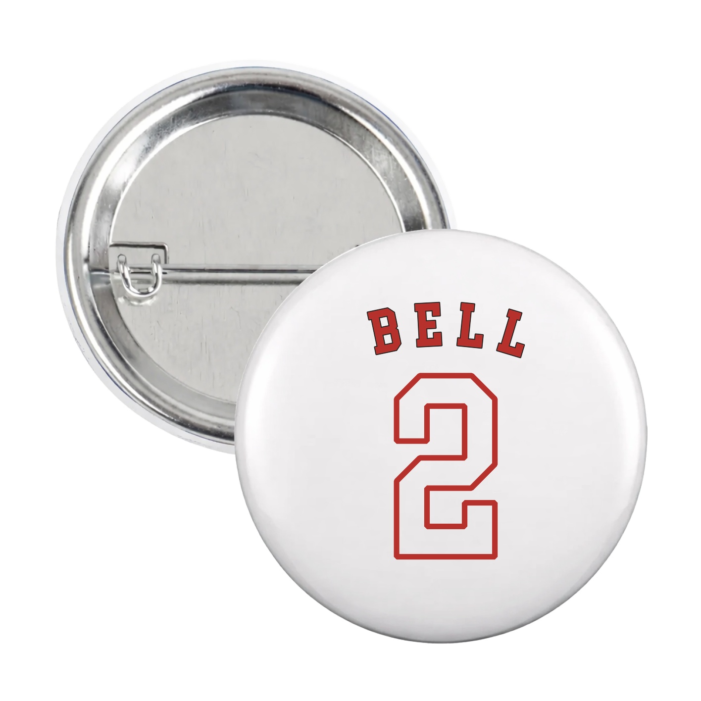 Game Day Button — Shirsey Arch in White