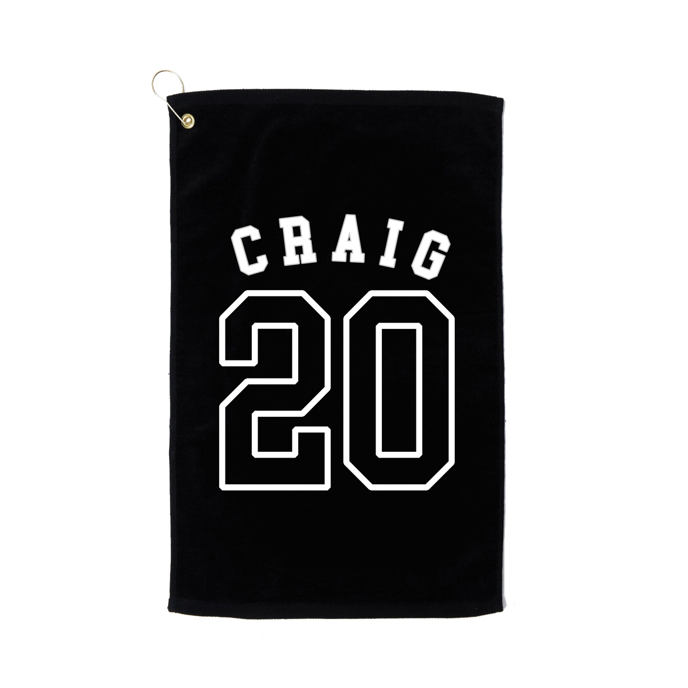 Golf Towel — Shirsey Arch in Black