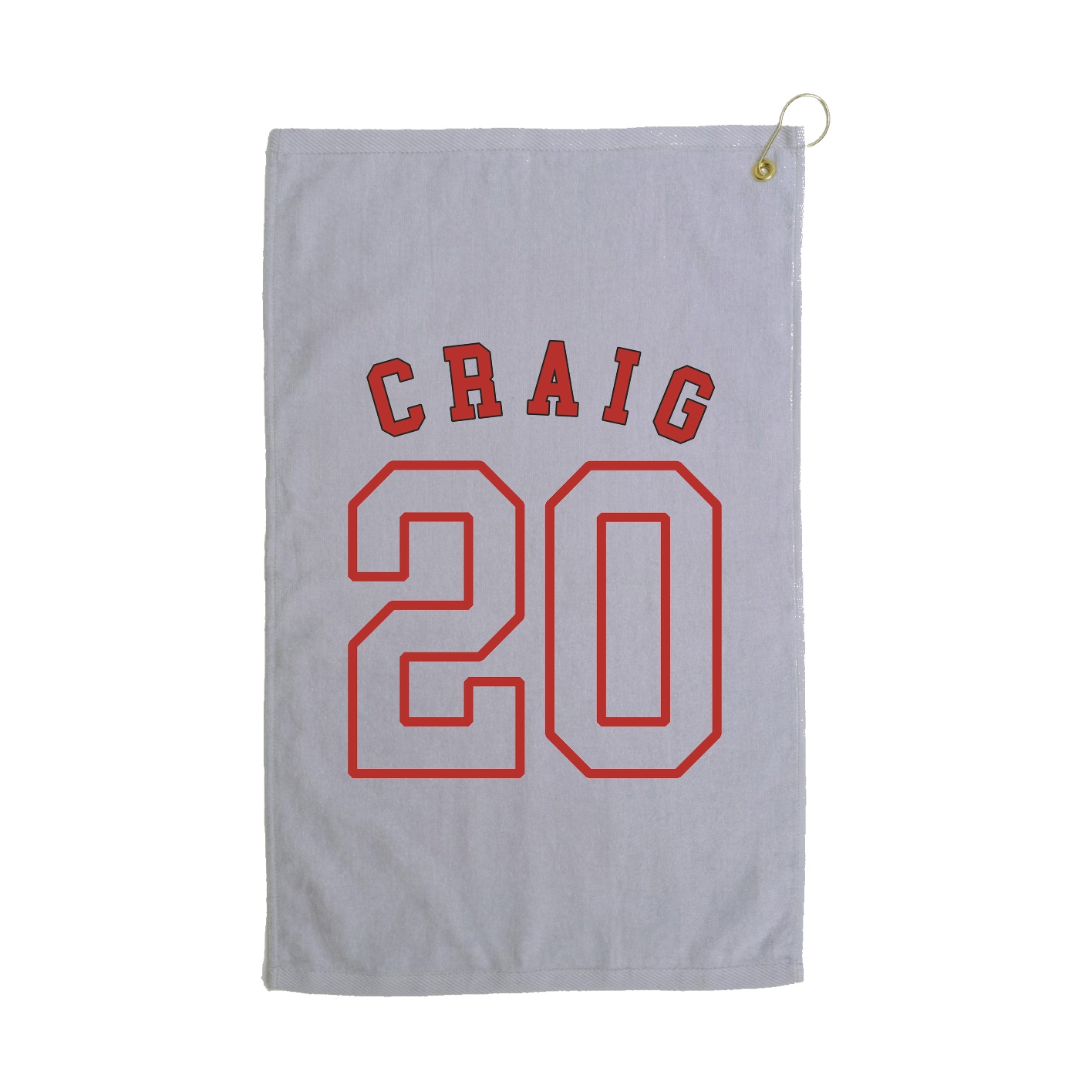 Golf Towel — Shirsey Arch in Grey