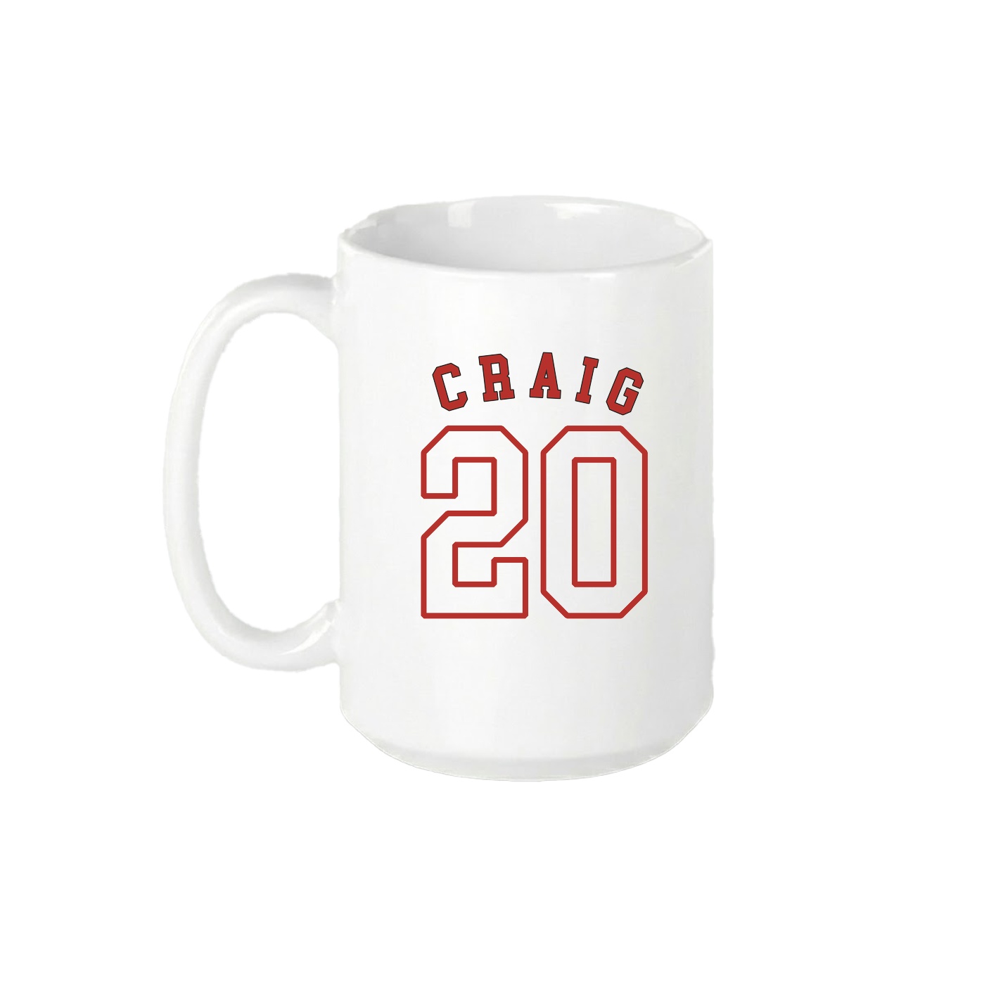 15oz Coffee Mug — Shirsey Arch in White