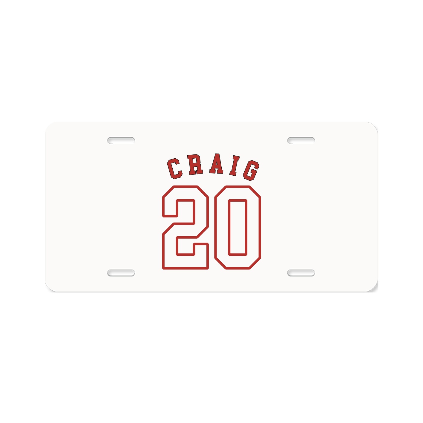 License Plate — Shirsey Arch in Classic