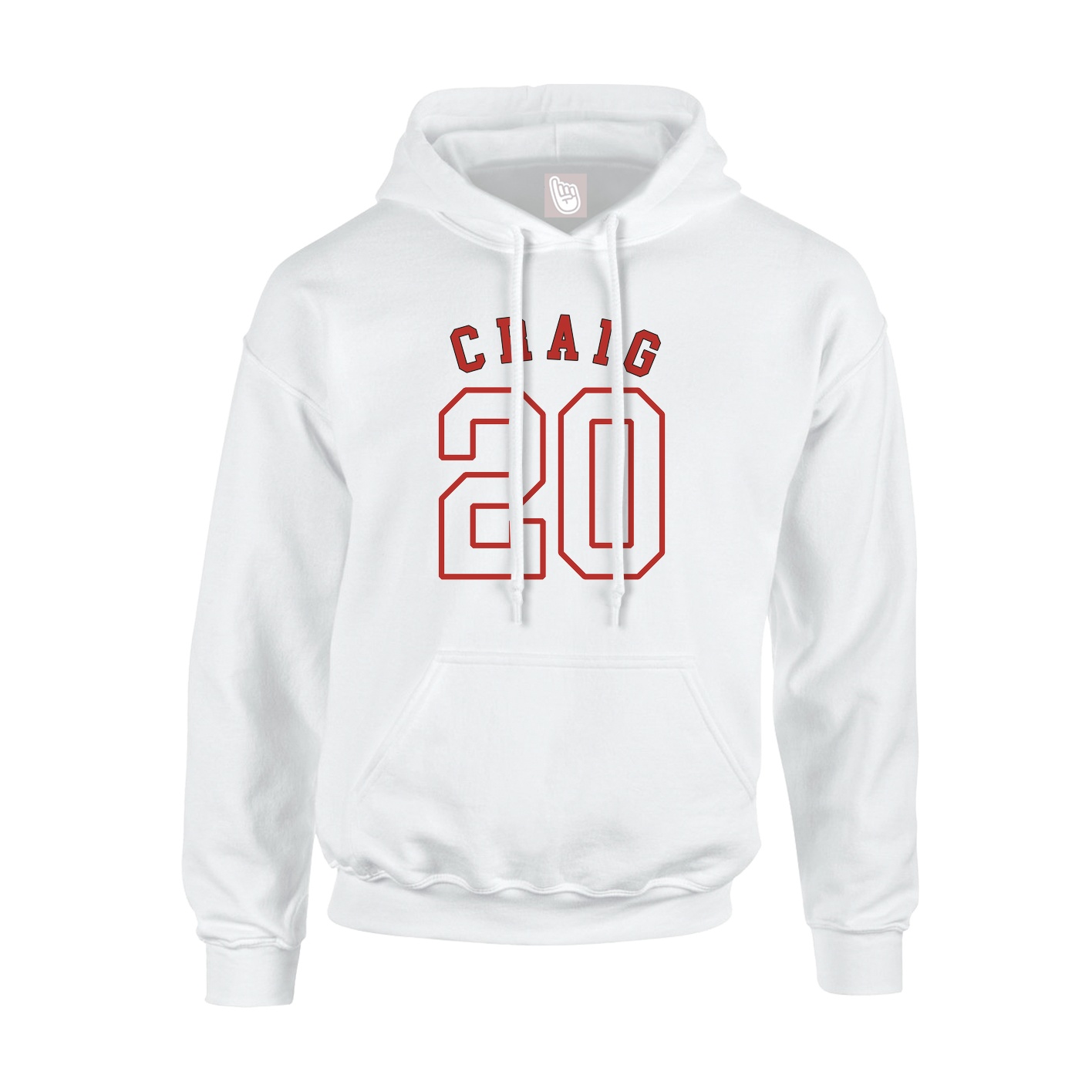 Hoodie — Shirsey Arch in White