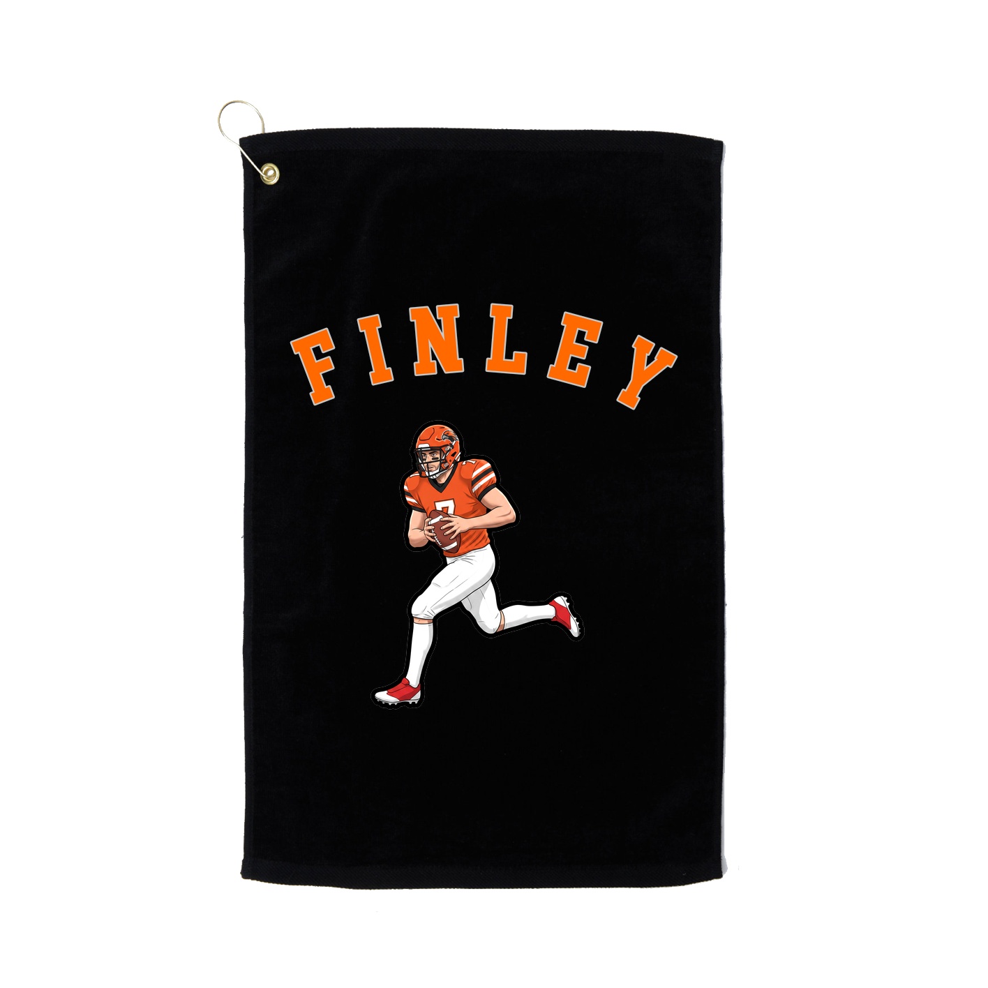 Golf Towel — Shirsey Arch in Black