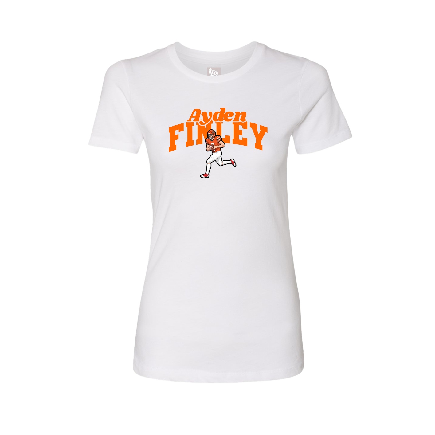 Womens Tee — Signature Arch in White
