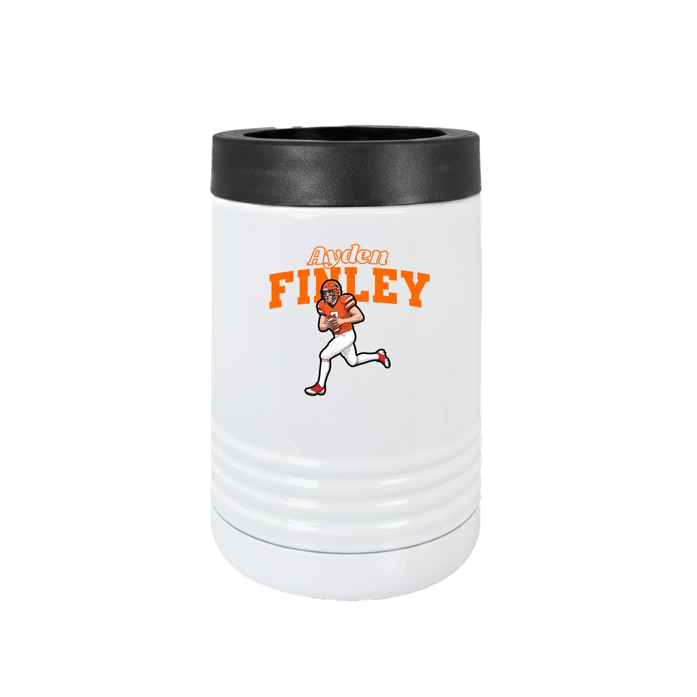 Beverage Holder — Name Arch in White