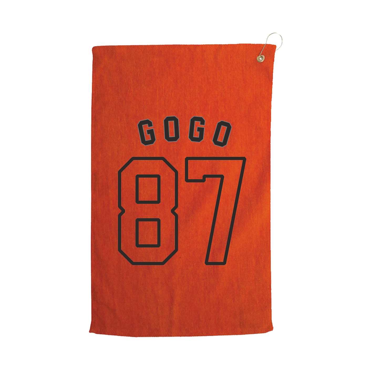 Golf Towel — Shirsey Arch in Orange