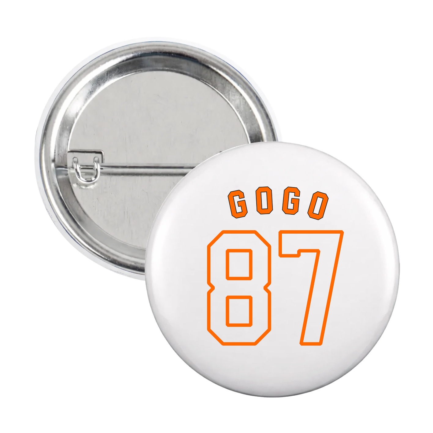 Game Day Button — Shirsey Arch in White