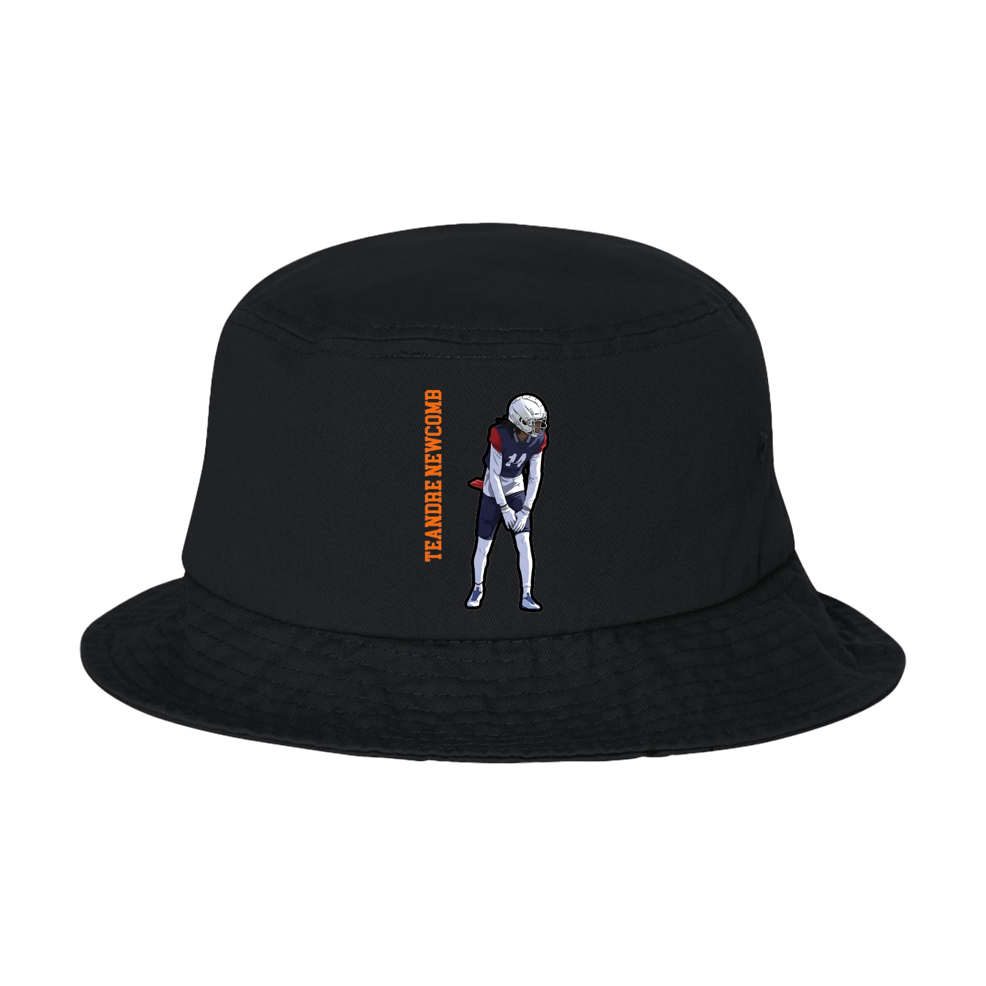 Bucket Cap — Name Vertical in Black