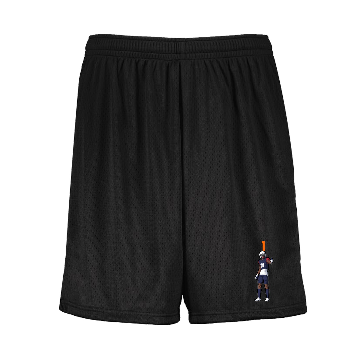 Shorts — Number Top in Black