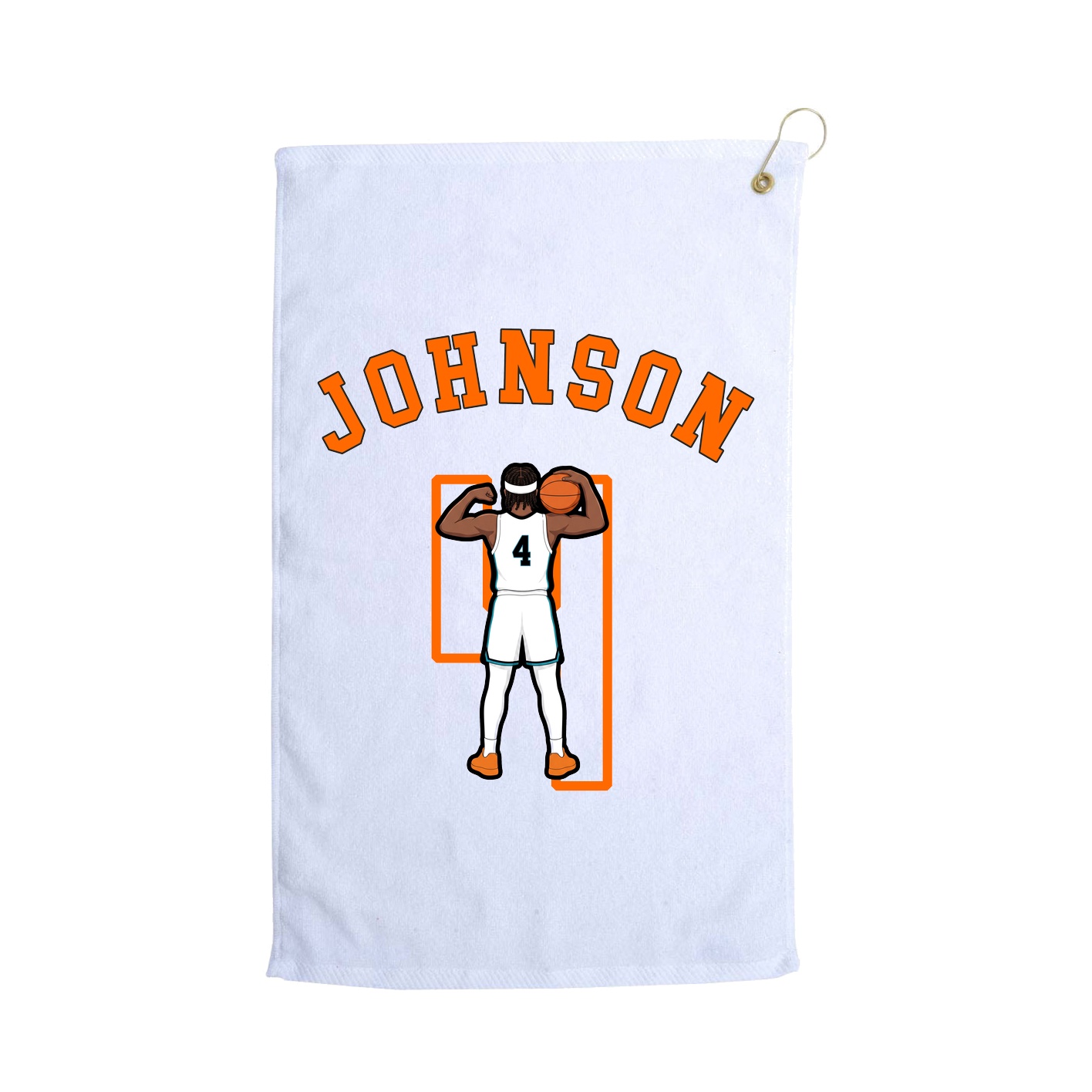 Golf Towel — Shirsey Arch in White