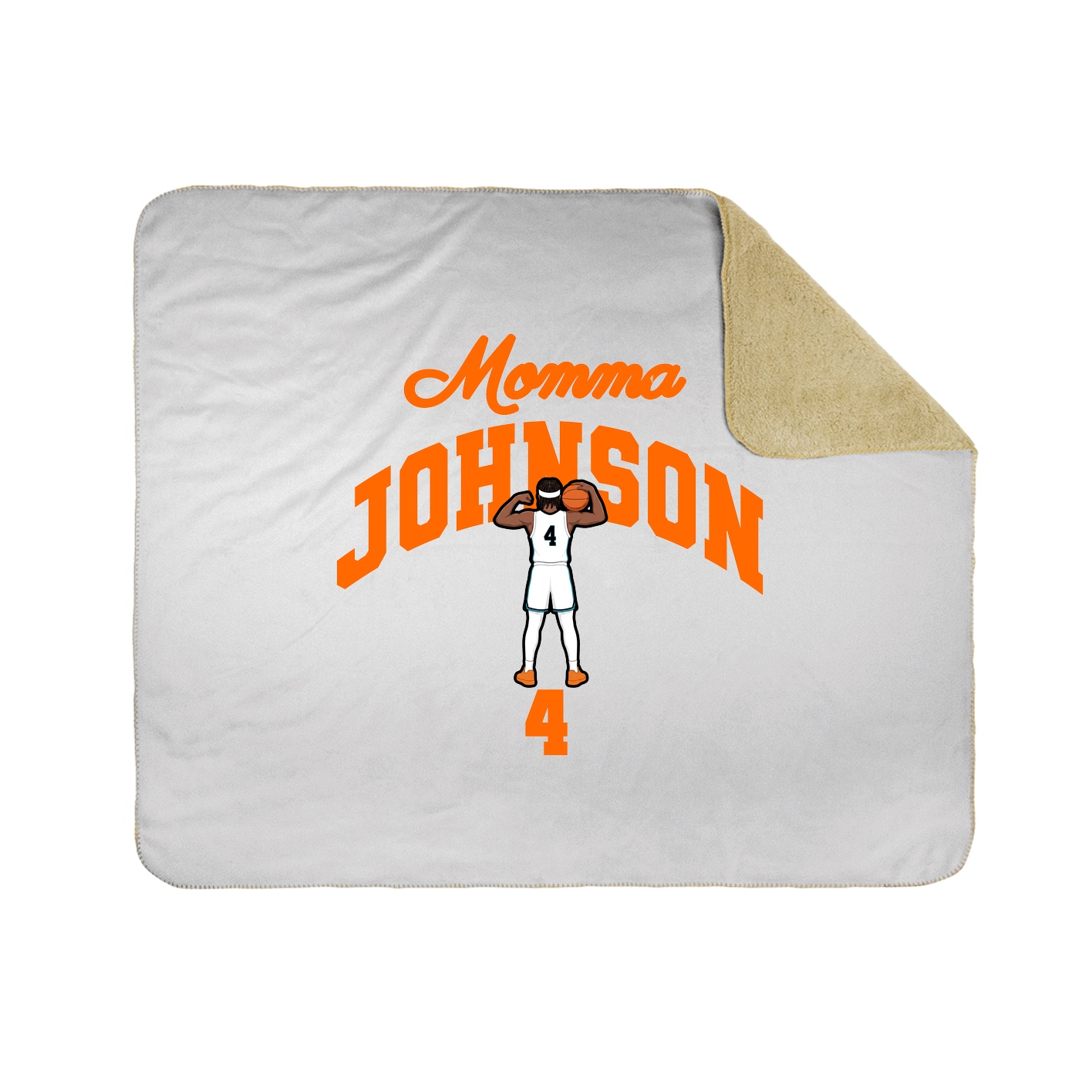 Throw Blanket — Mothers Day Arch in White