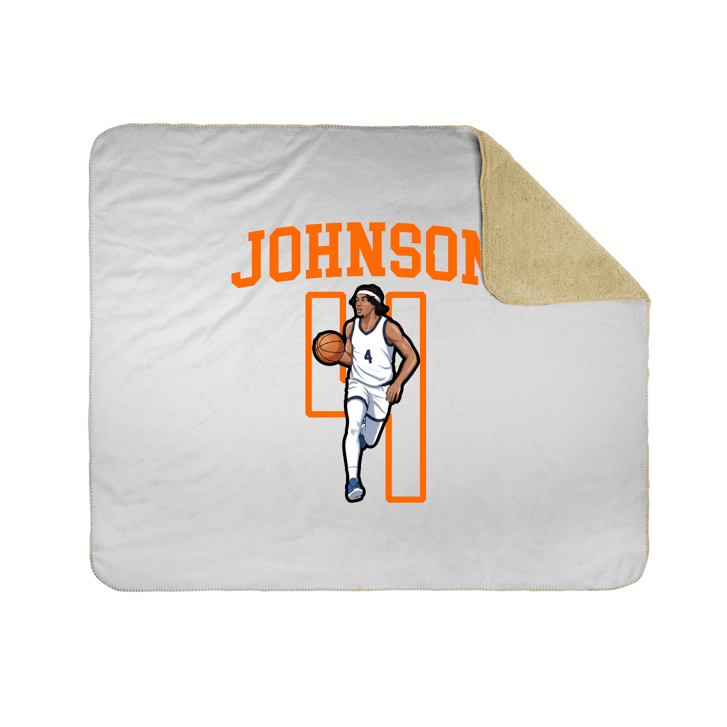 50x60 Sherpa Lined Throw Blanket