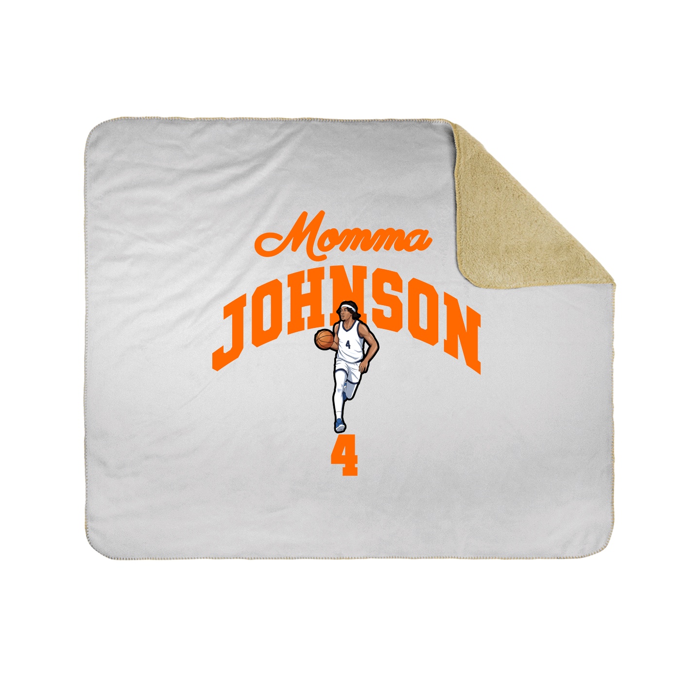 Throw Blanket — Mothers Day Arch in White