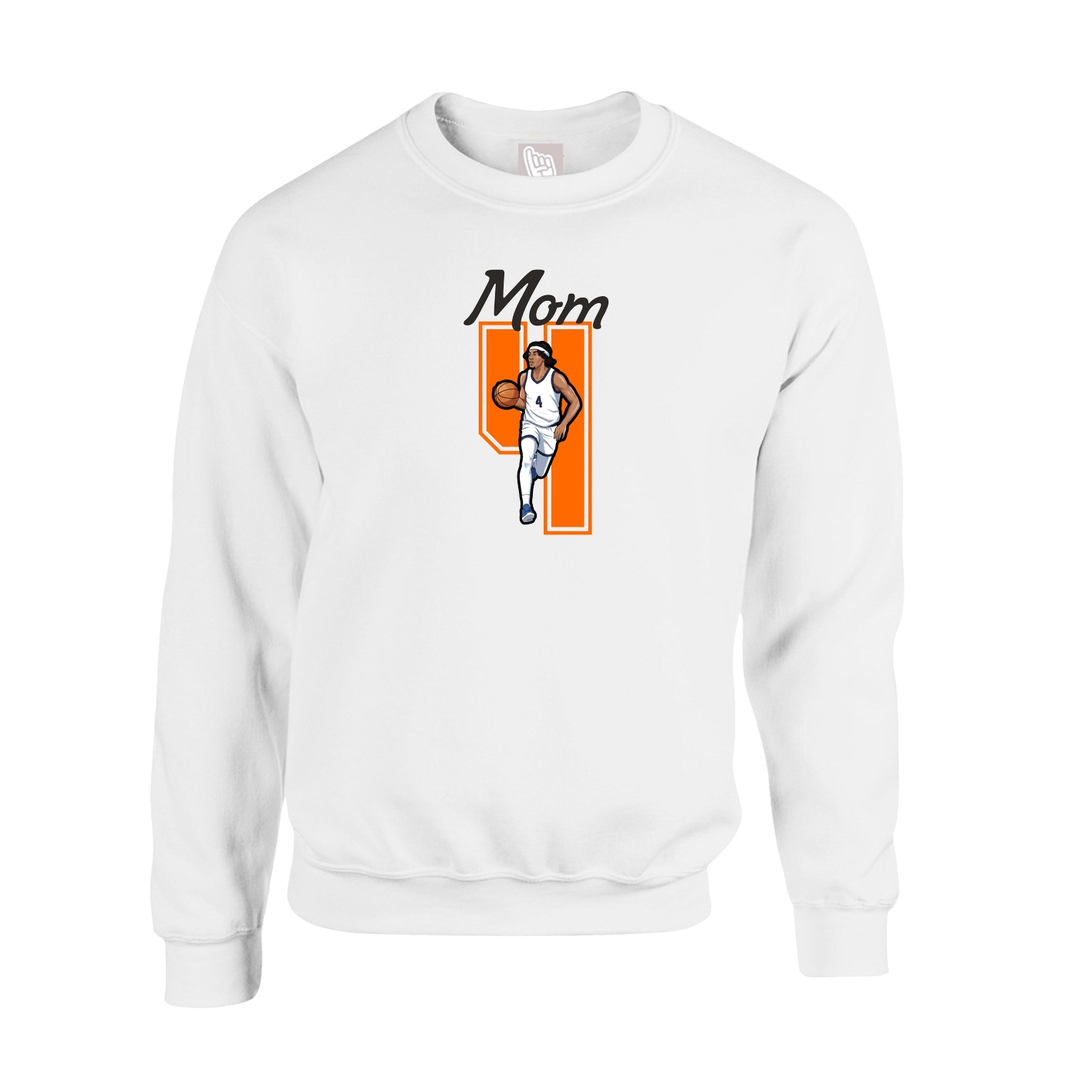 Fleece Crew — Mothers Day Shirsey in White