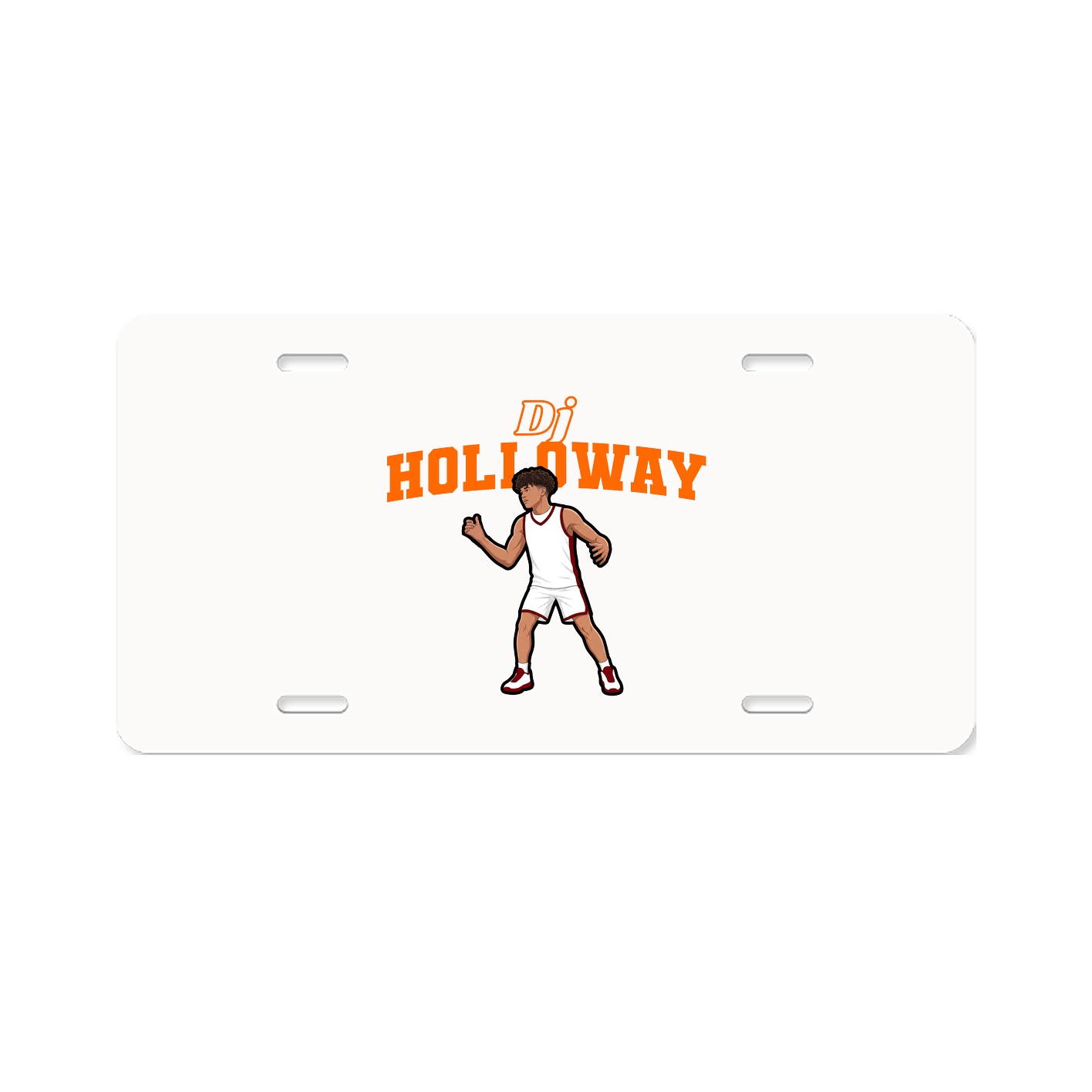 License Plate — Name Arch in Classic