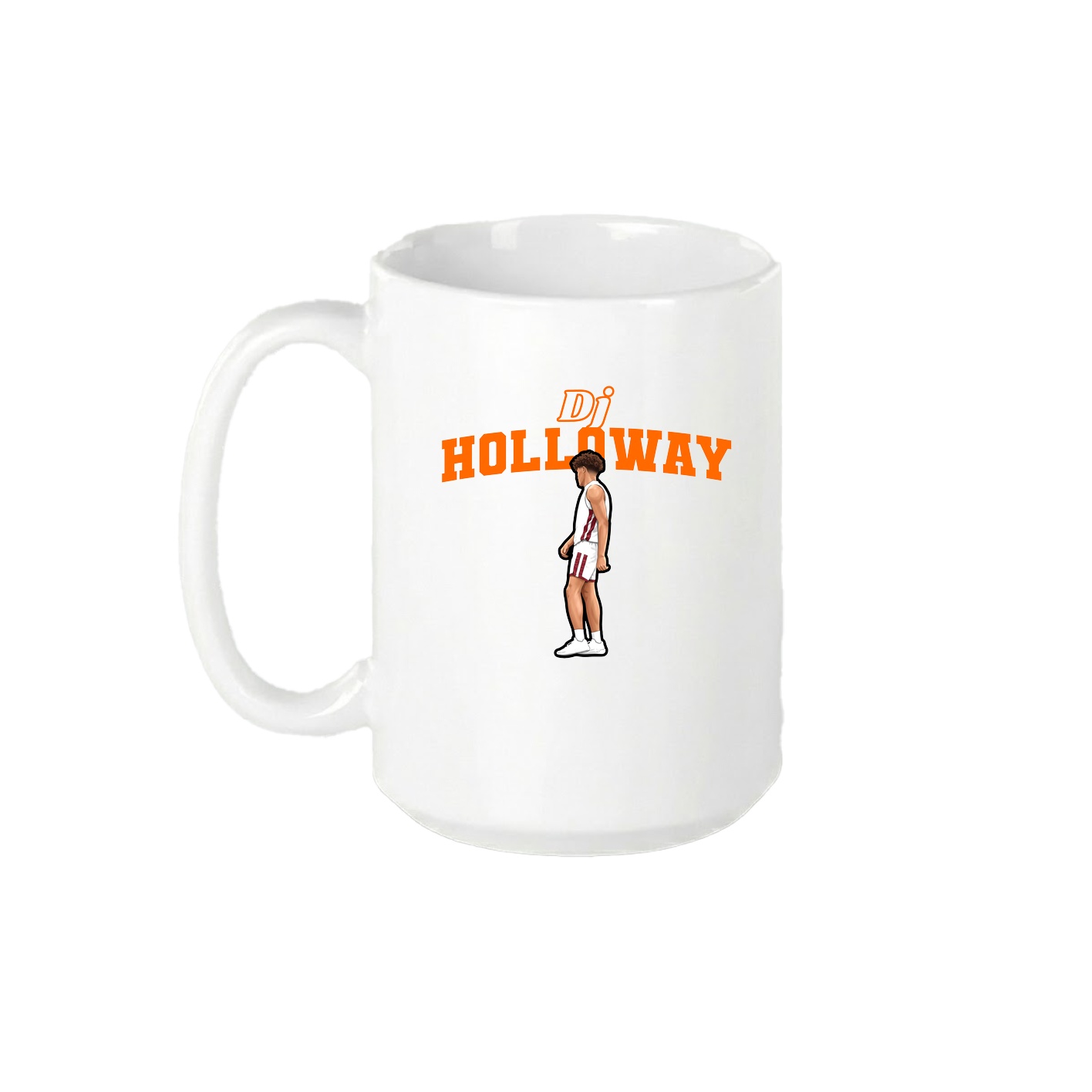 15oz Coffee Mug — Name Arch in White