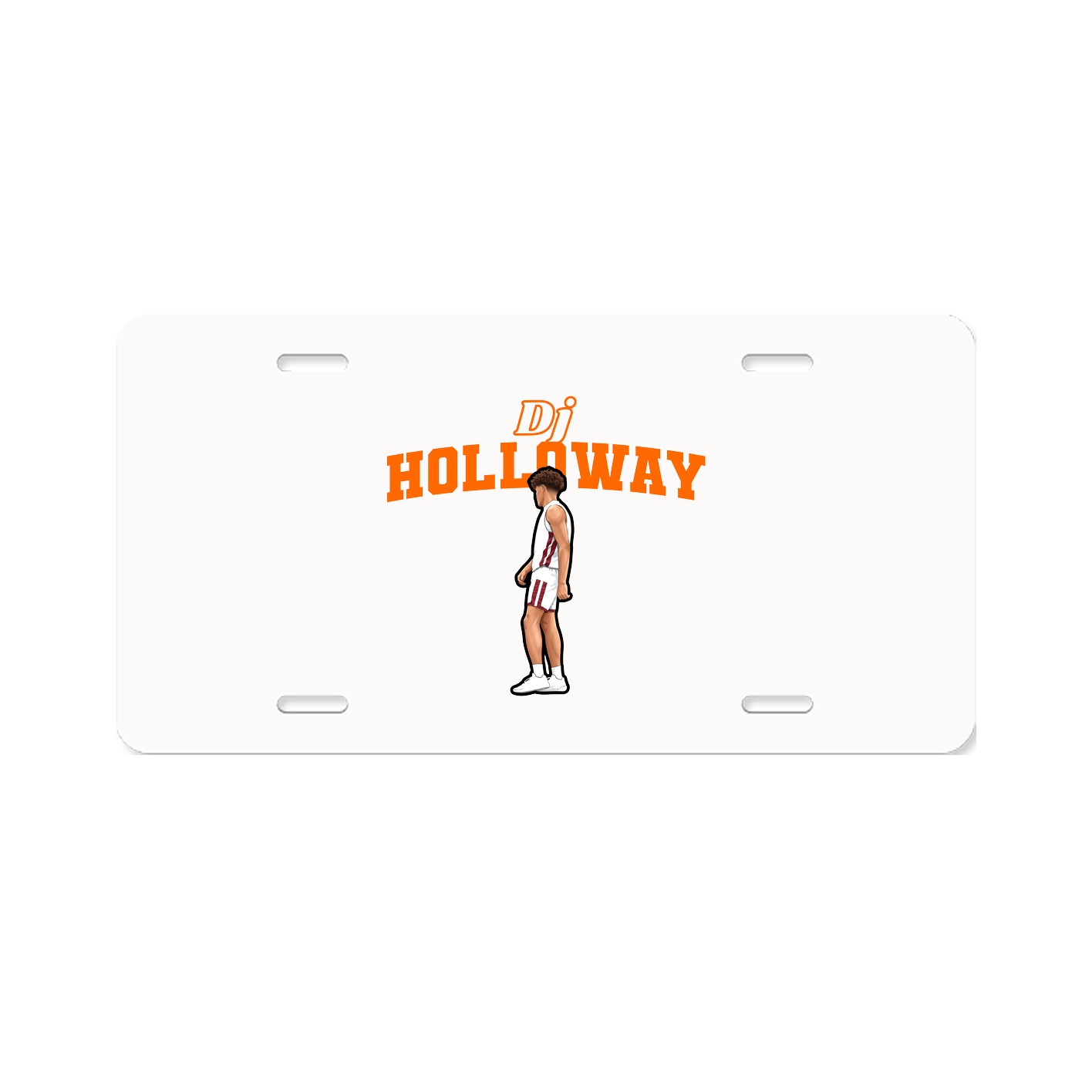 License Plate — Name Arch in Classic