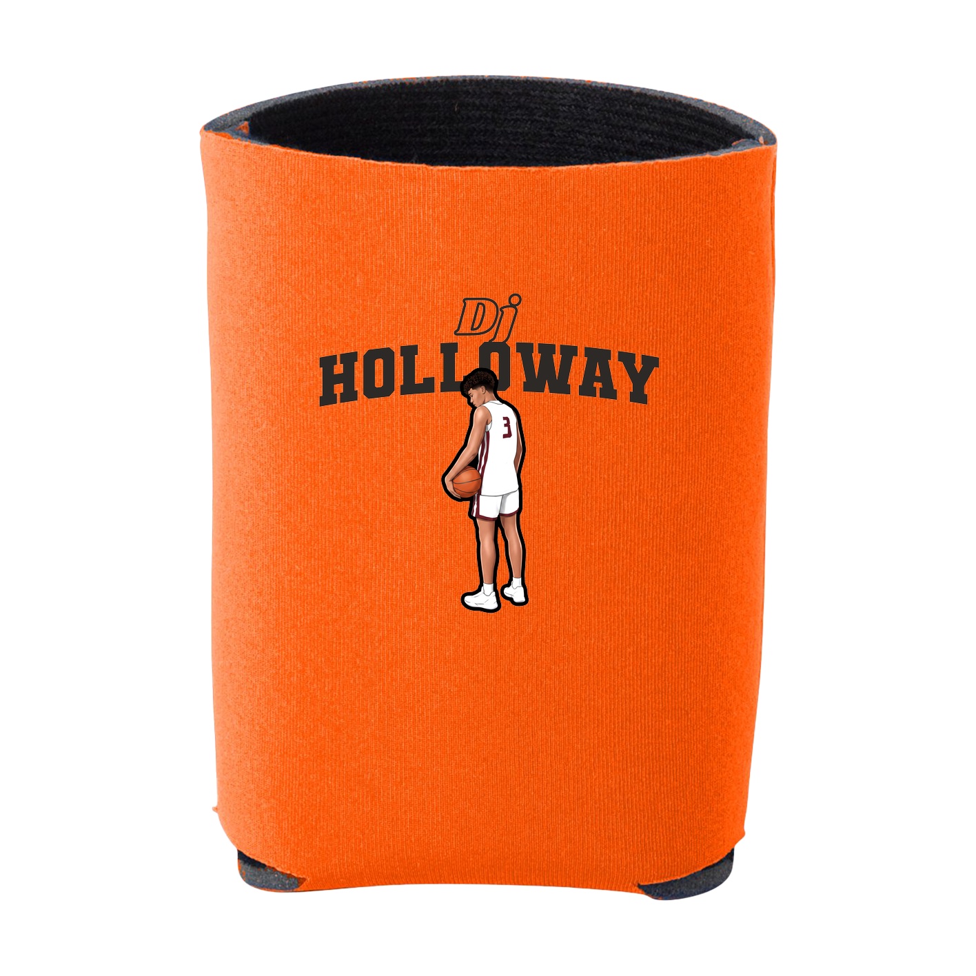 Can Holder — Name Arch in Orange