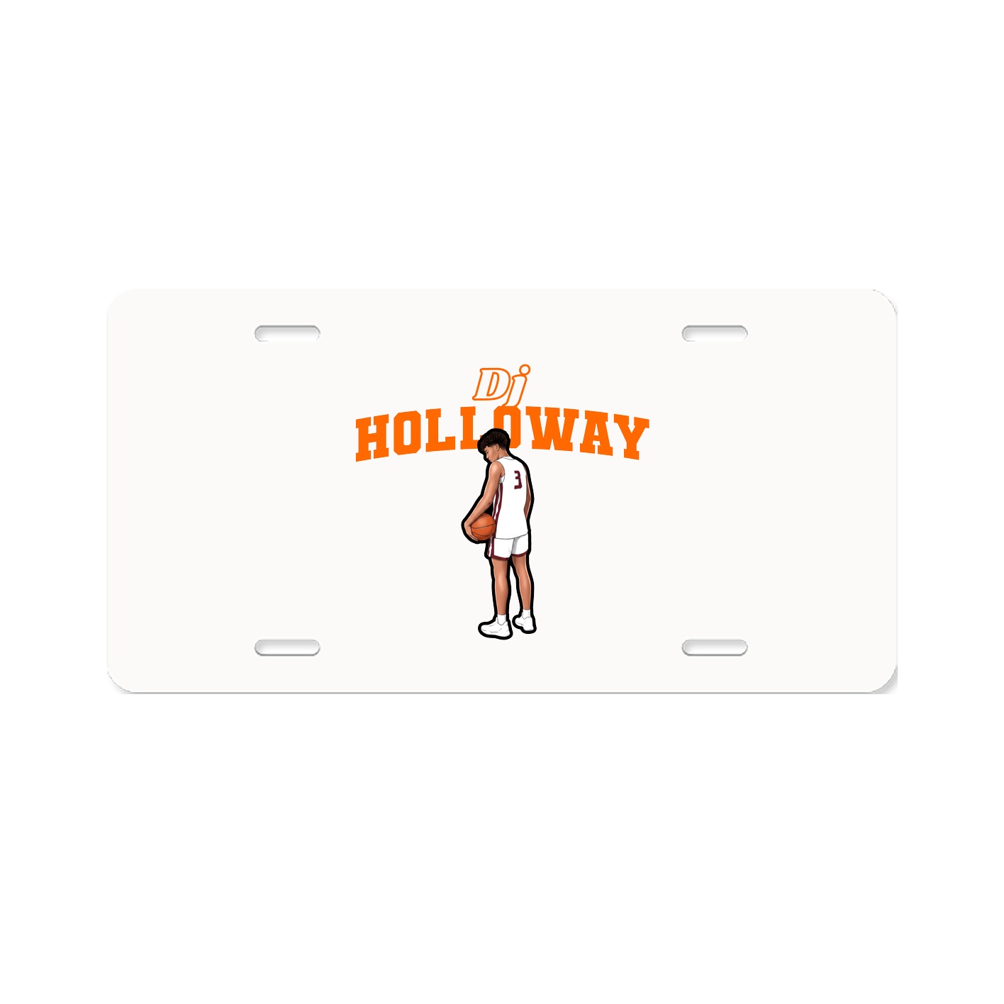 License Plate — Name Arch in Classic