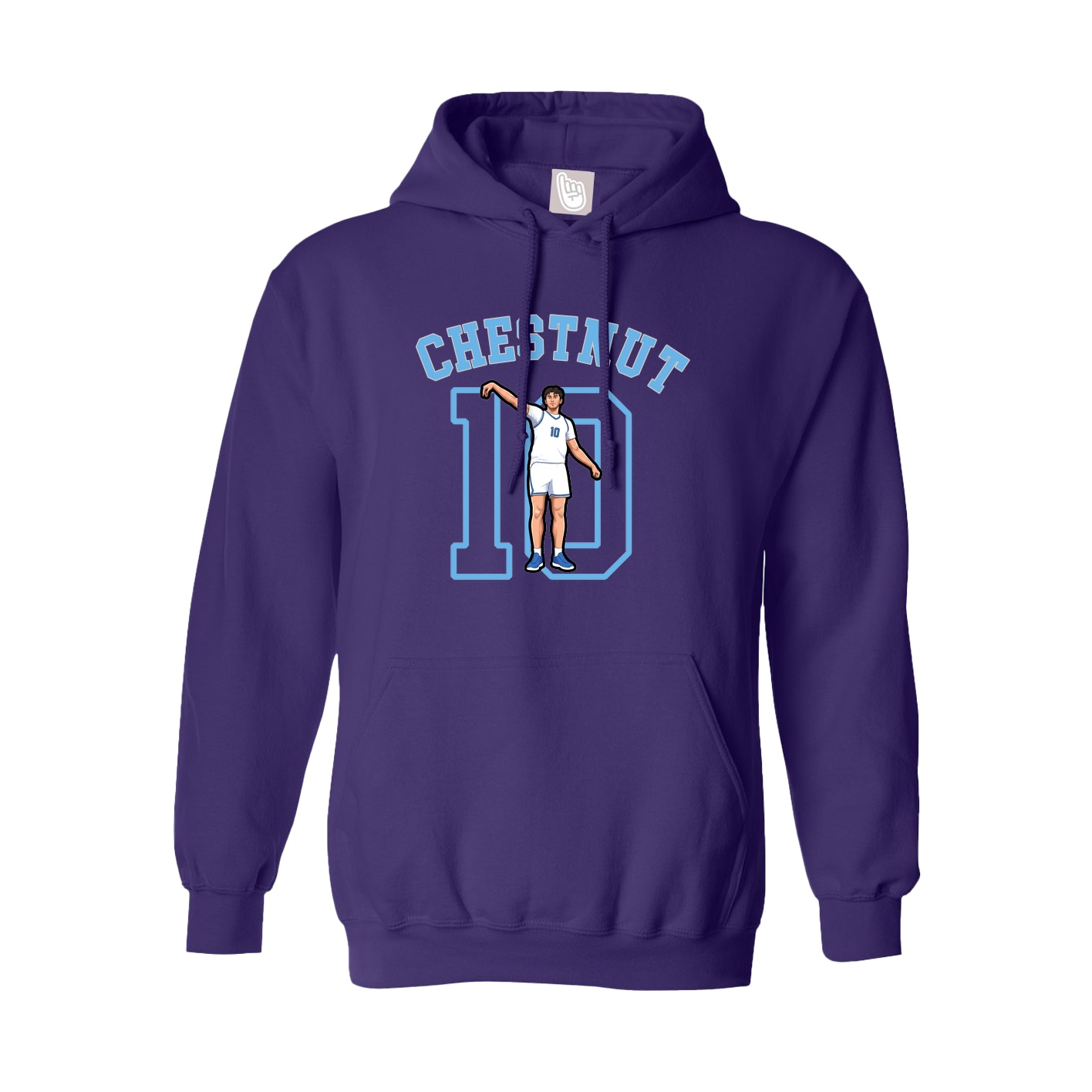 Youth Hoodie — Shirsey Arch in Purple