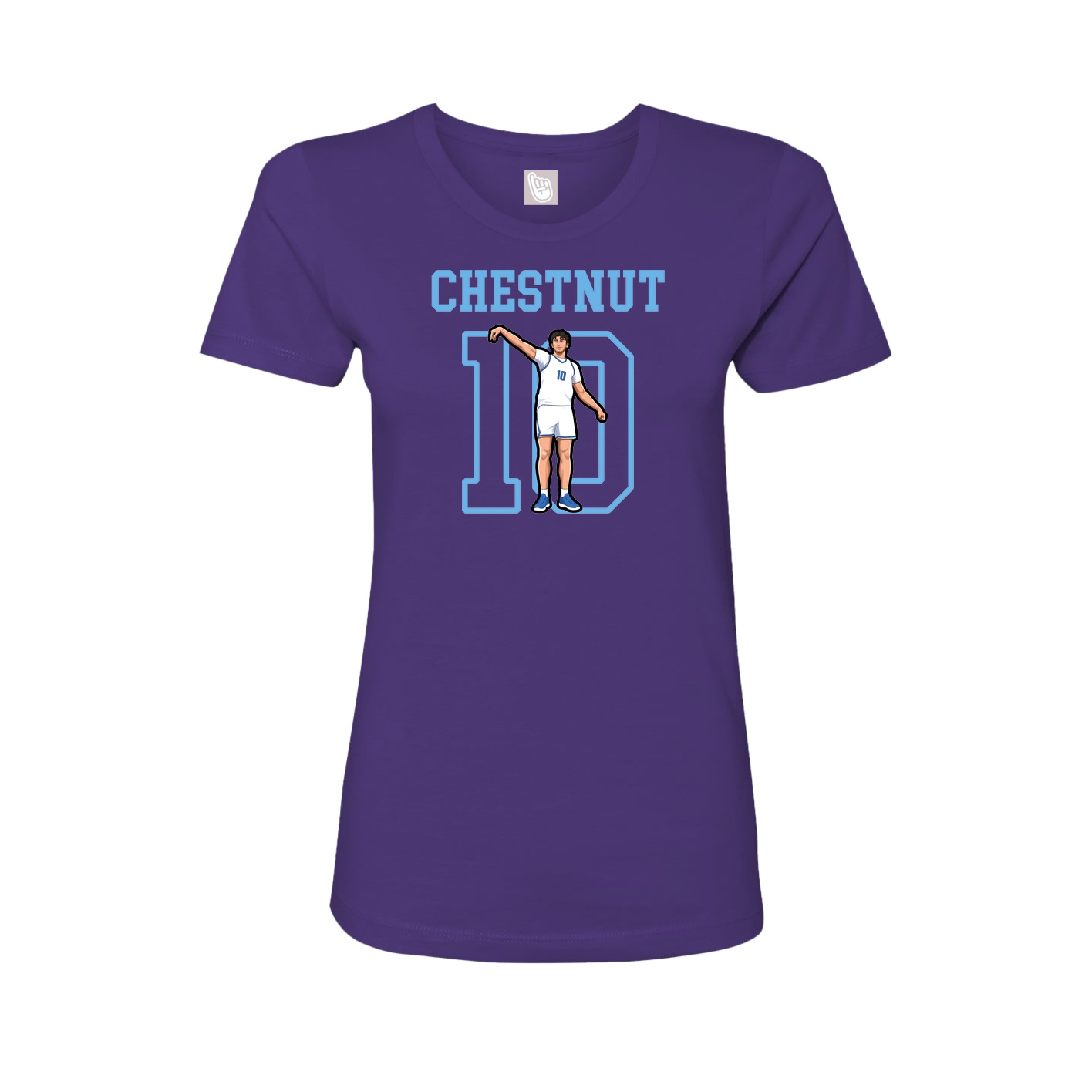Fitted Women's Tee — Shirsey in Purple