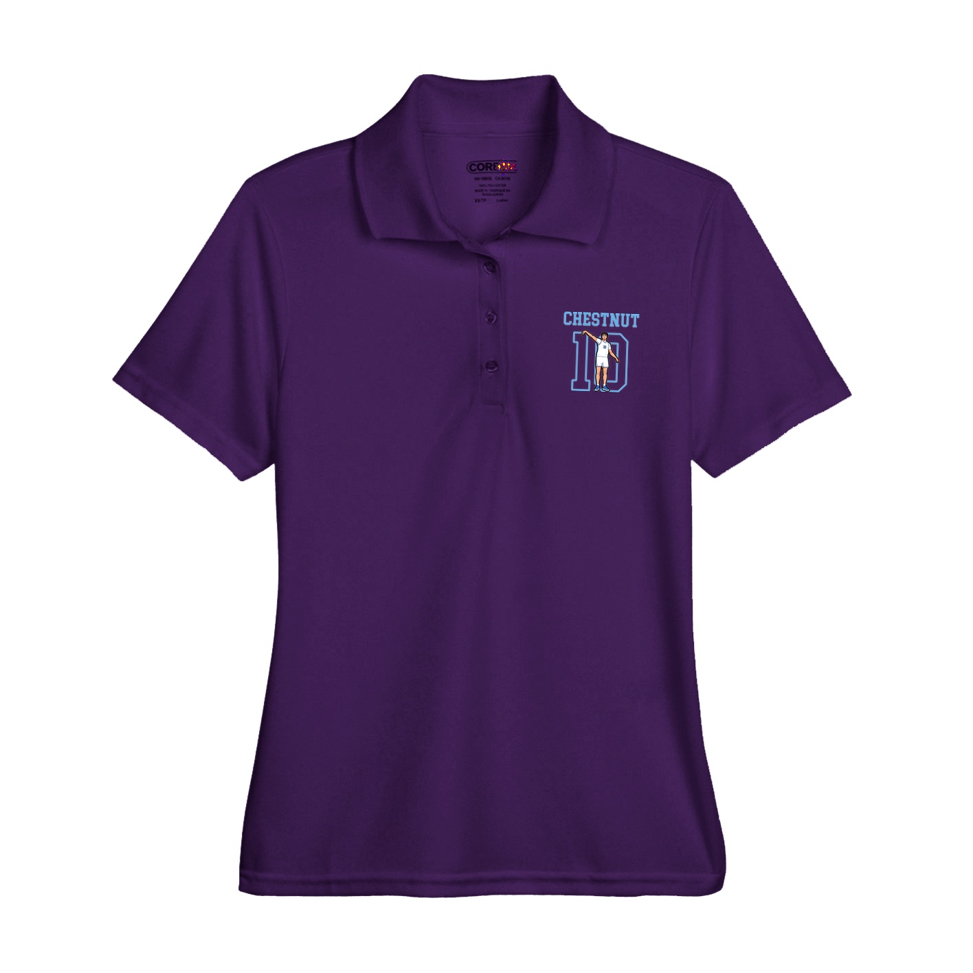 Womens Performance Polo — Shirsey in Purple