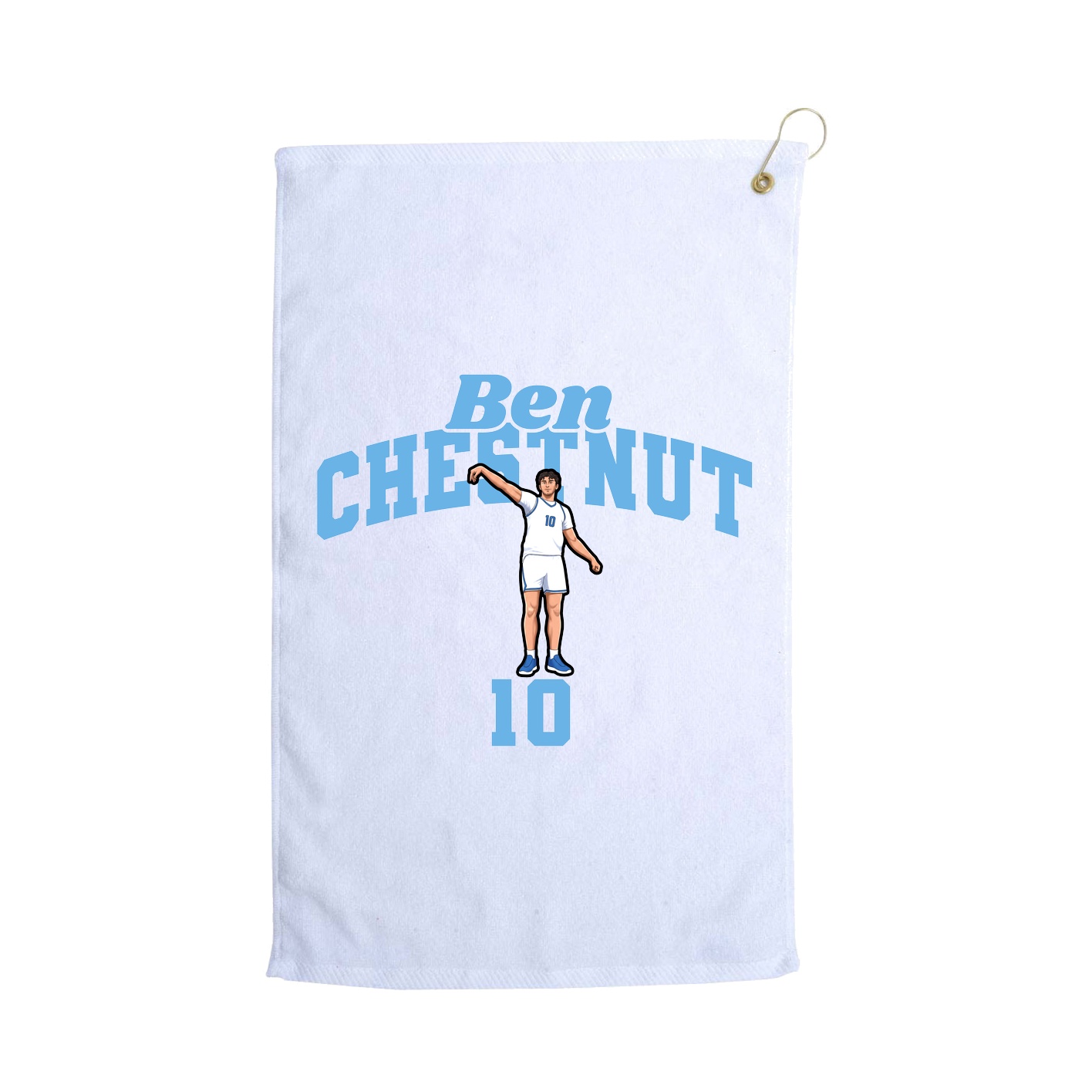 Golf Towel — Signature Arch in White