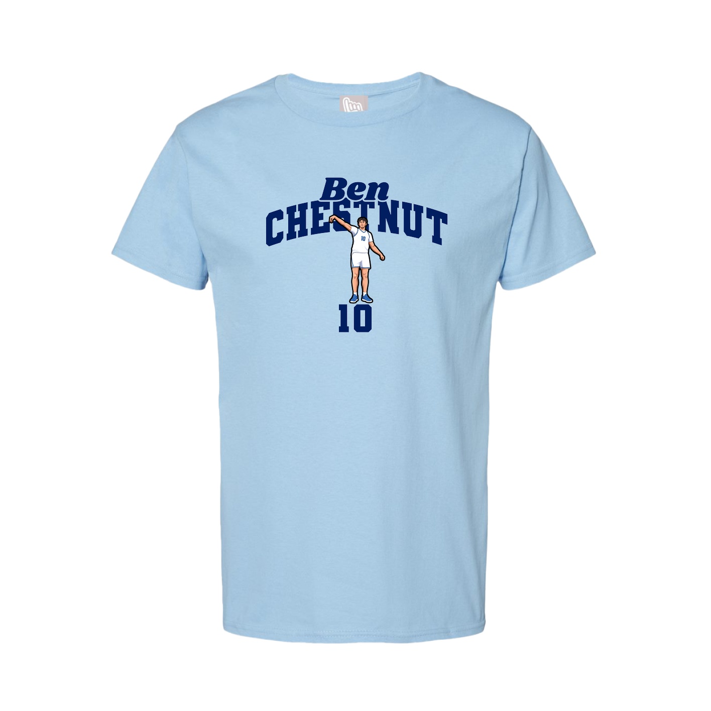 Youth Tee — Signature Arch in Light Blue