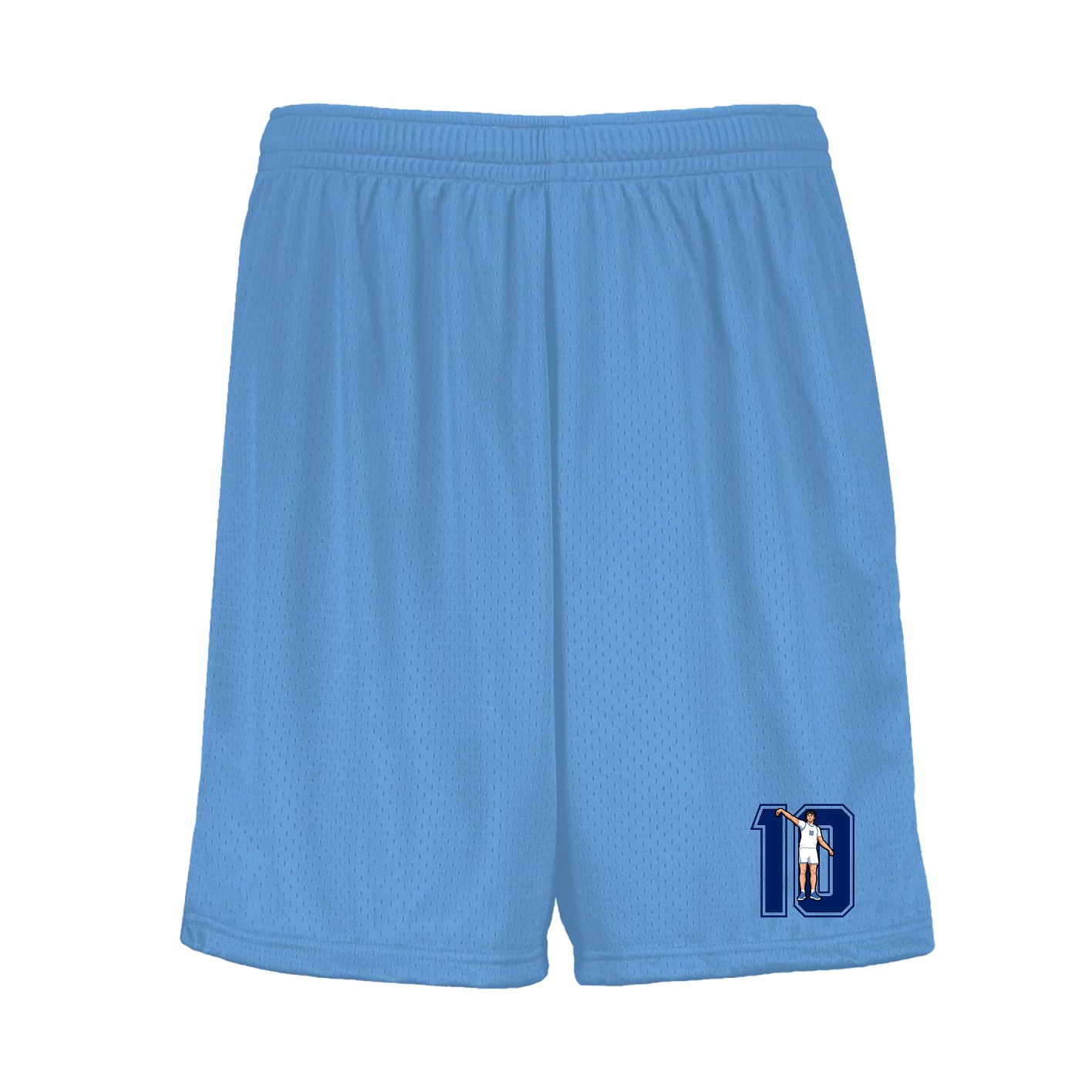 Shorts — Number in Light Blue