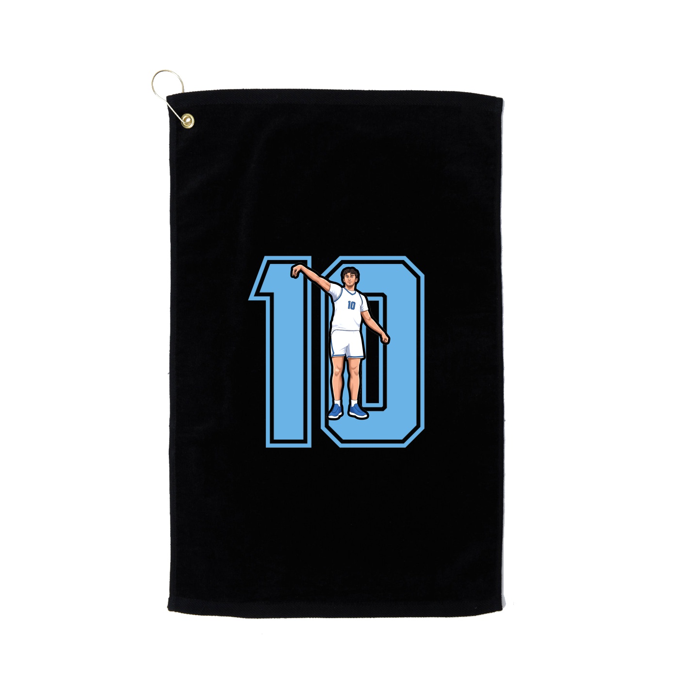 Golf Towel — Number in Black