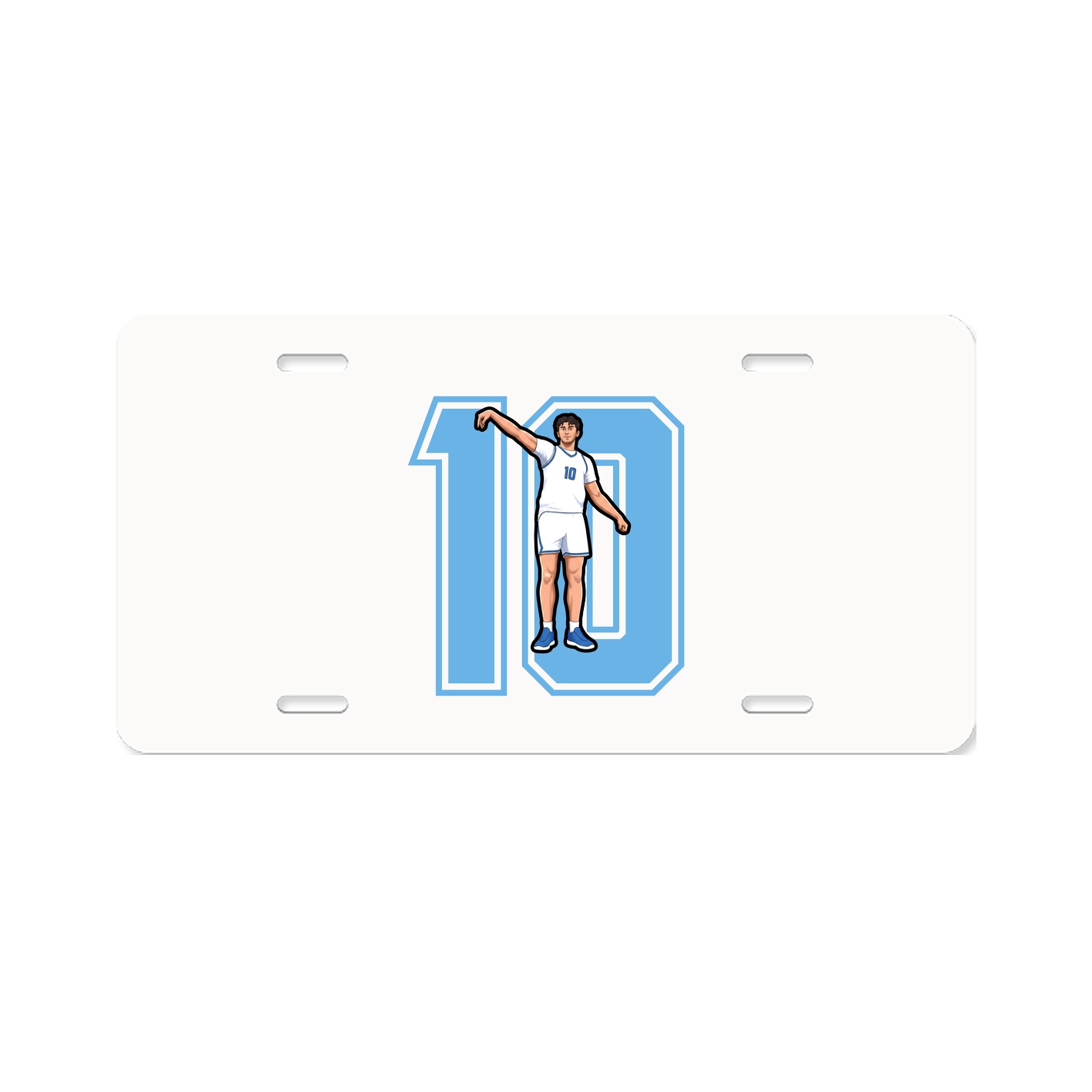 License Plate — Number in Classic