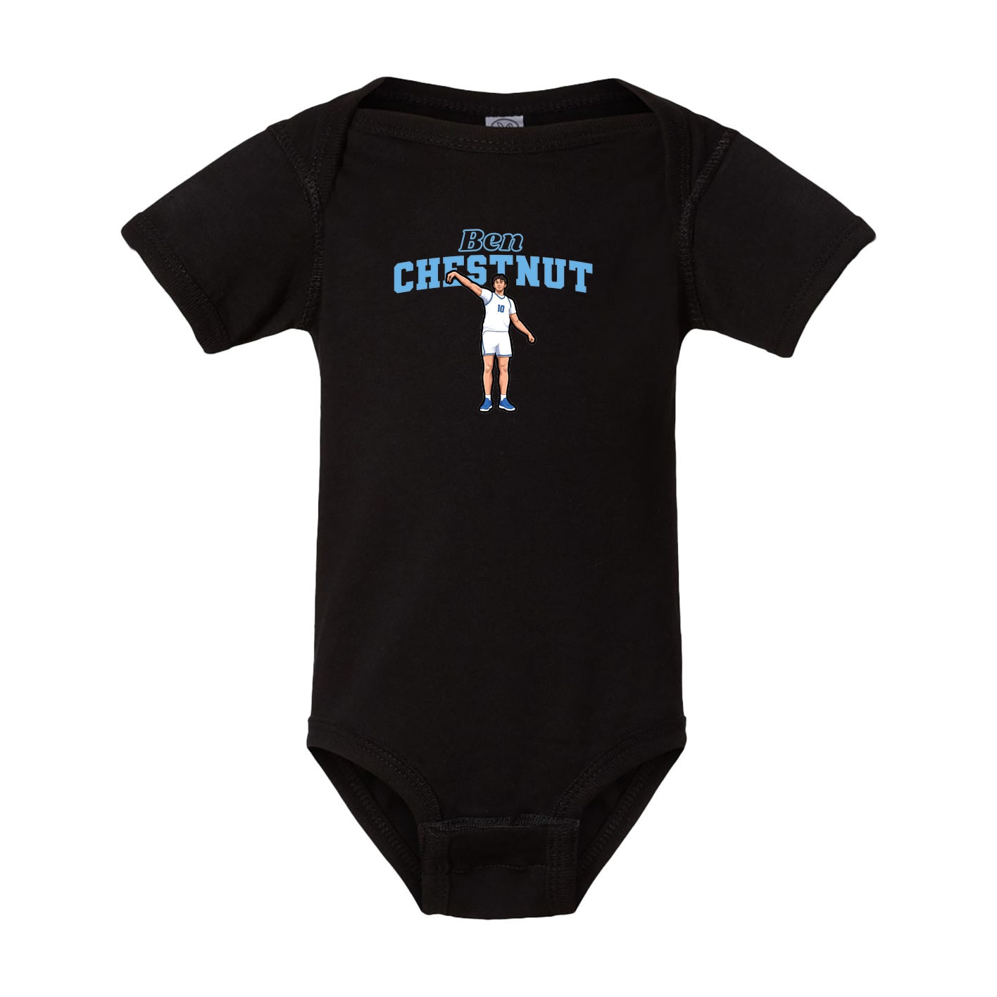 Baby Onesie — Name Arch in Black