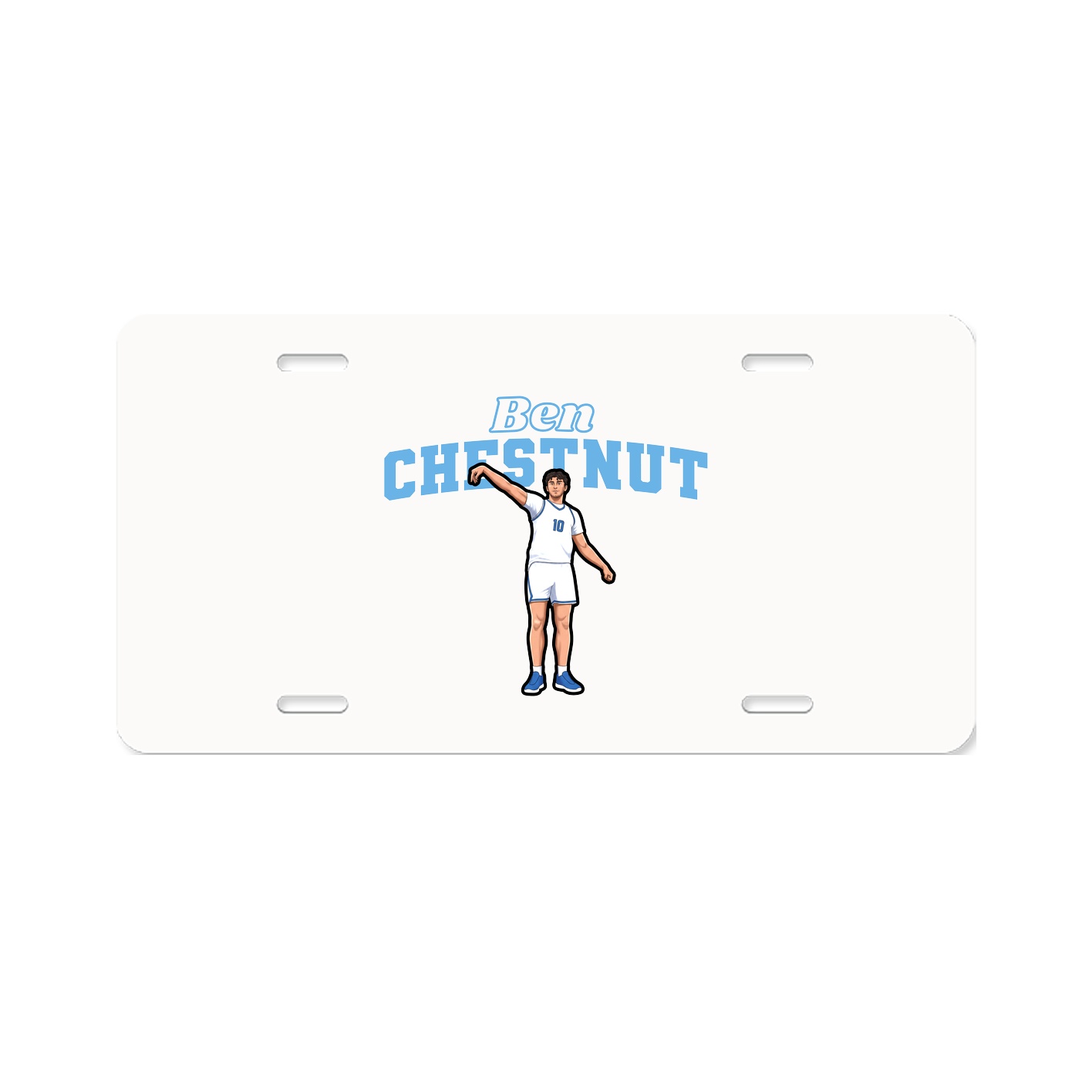 License Plate — Name Arch in Classic