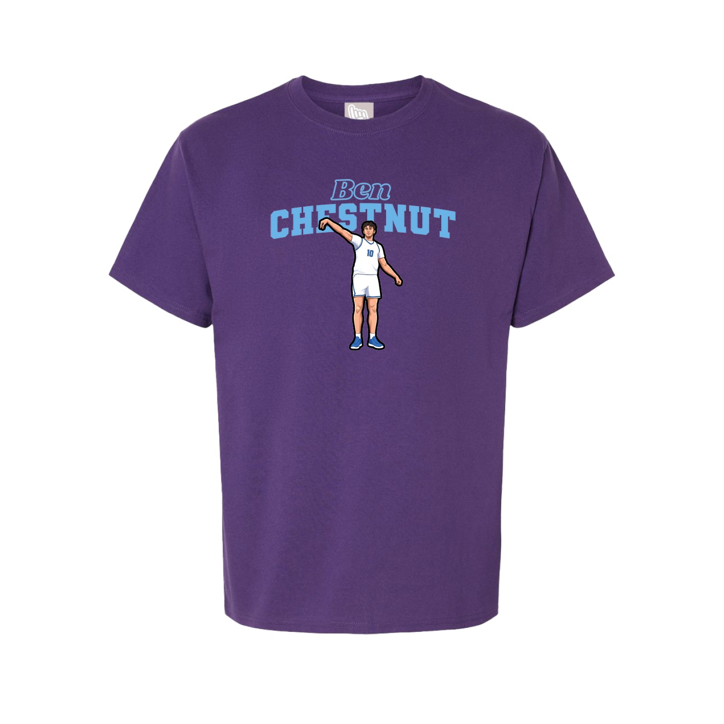 Youth Tee — Name Arch in Purple