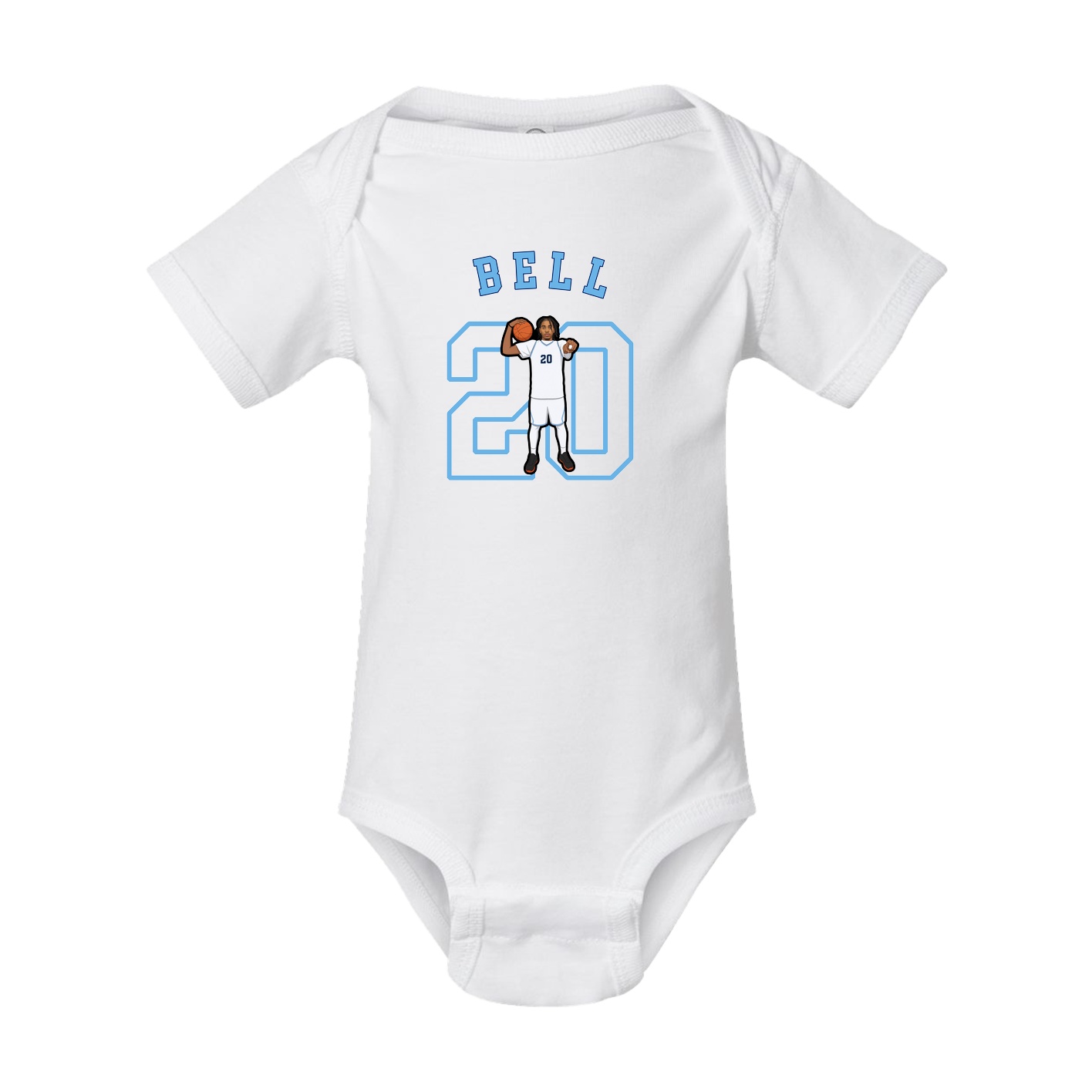 Baby Onesie — Shirsey Arch in White