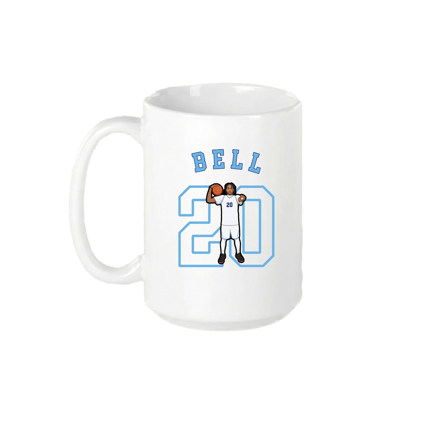 15oz Coffee Mug — Shirsey Arch in White