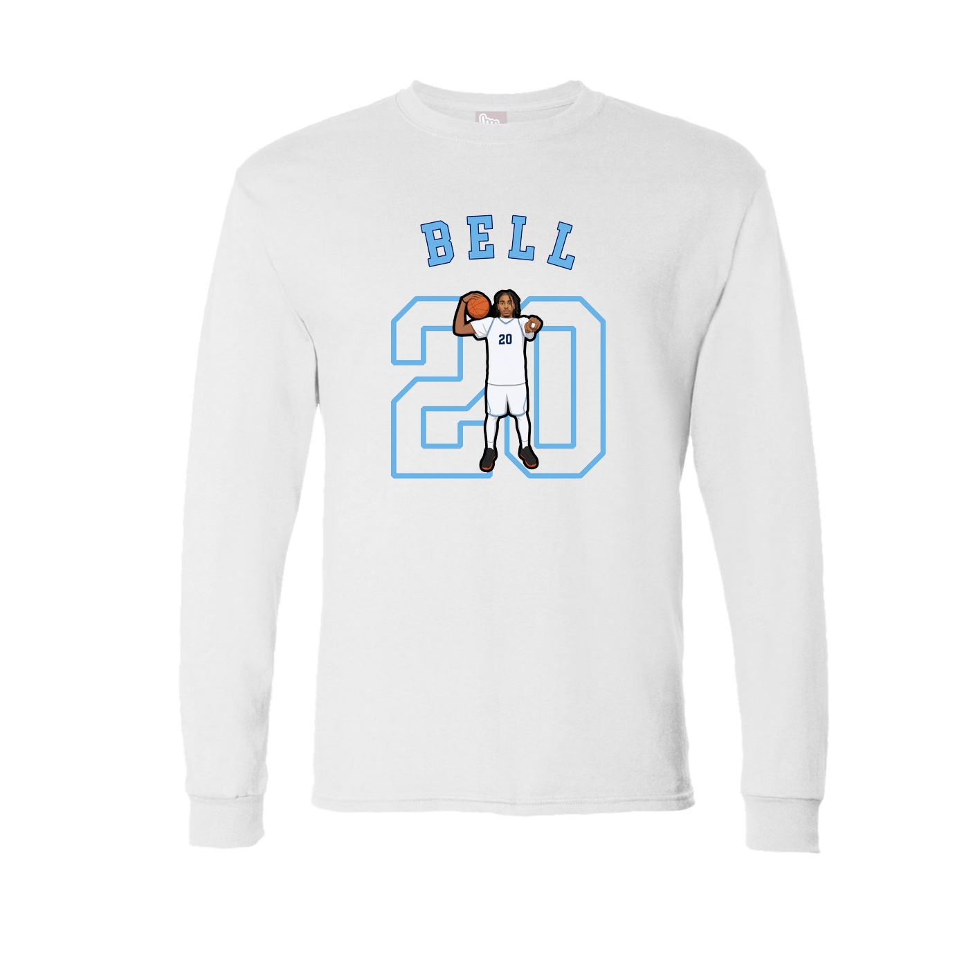 Long Sleeve Tee — Shirsey Arch in White