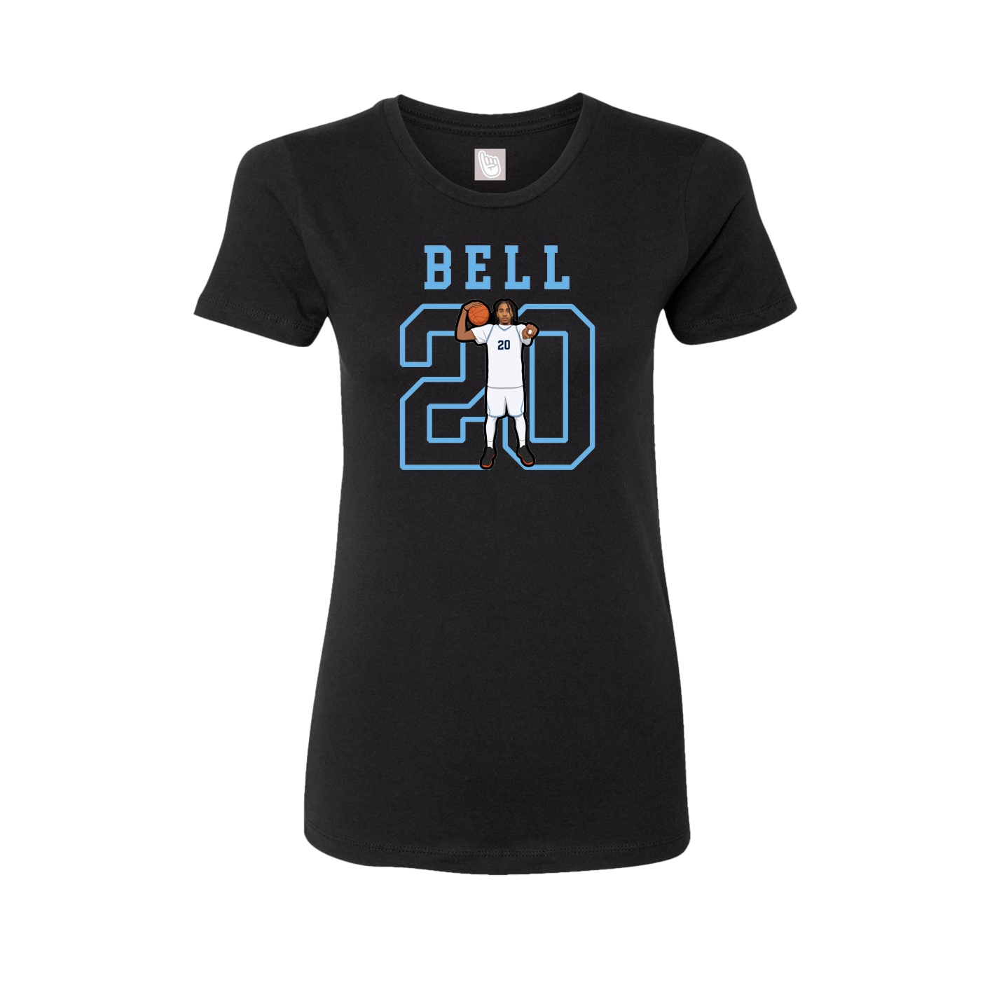 Fitted Women's Tee — Shirsey in Black
