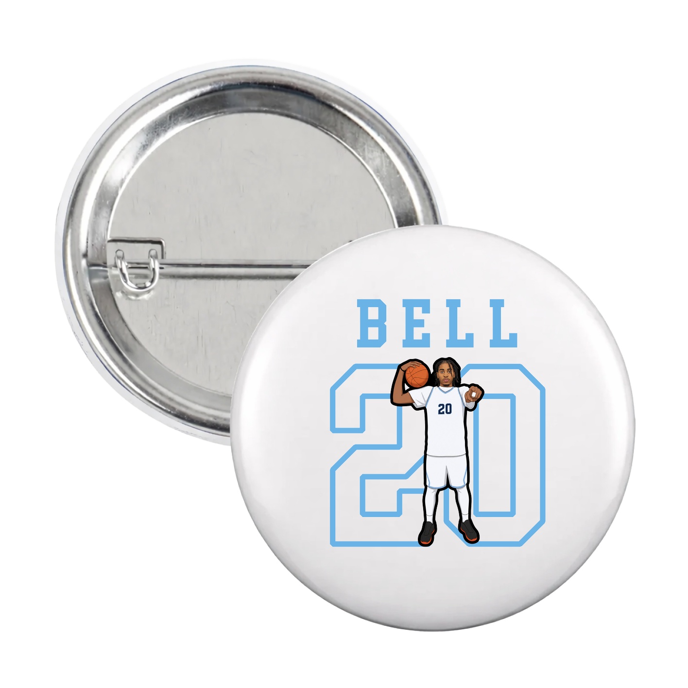 Game Day Button — Shirsey in White